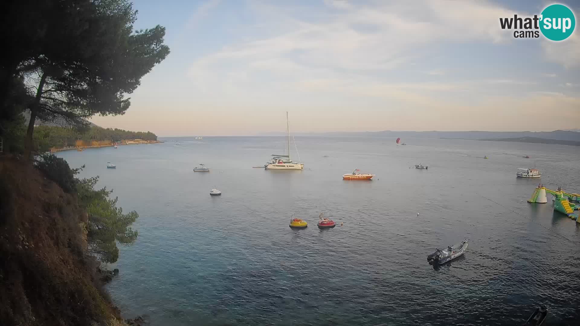 Webcam Potočine Beach Bol – Live View of Borak Beach, Brač Island