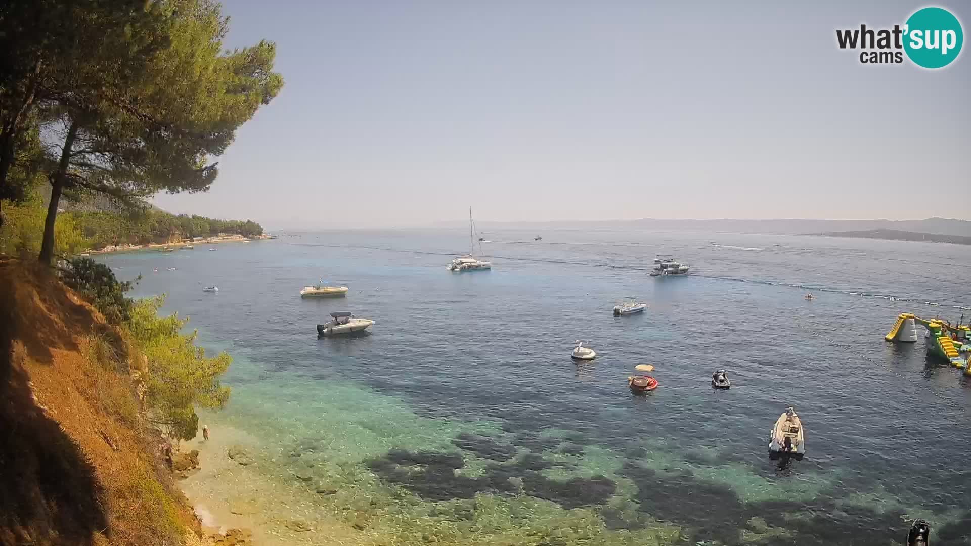 Webcam Strand Potočine Bol – Liveblick auf Borak Beach, Insel Brač