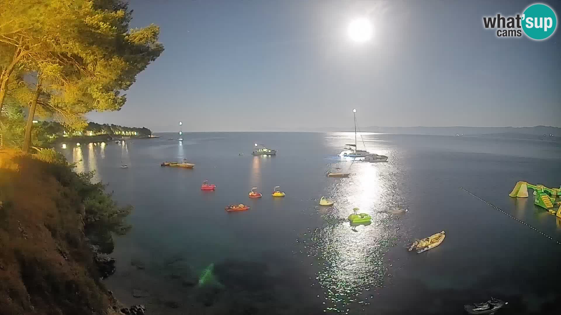 Webcam Potočine Beach Bol – Live View of Borak Beach, Brač Island
