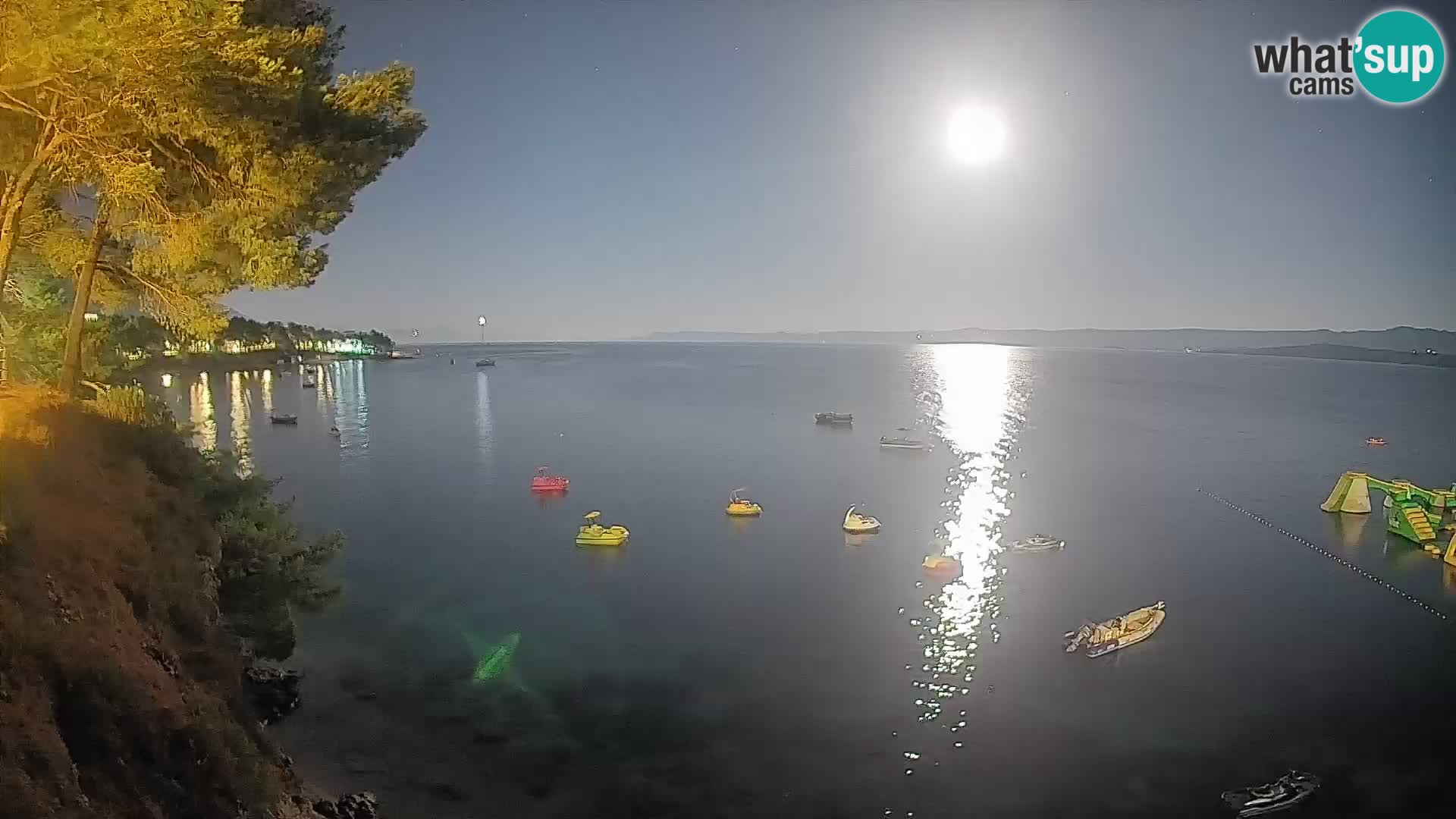 Web kamera Potočine Bol – Pogled uživo na plažu Borak, otok Brač