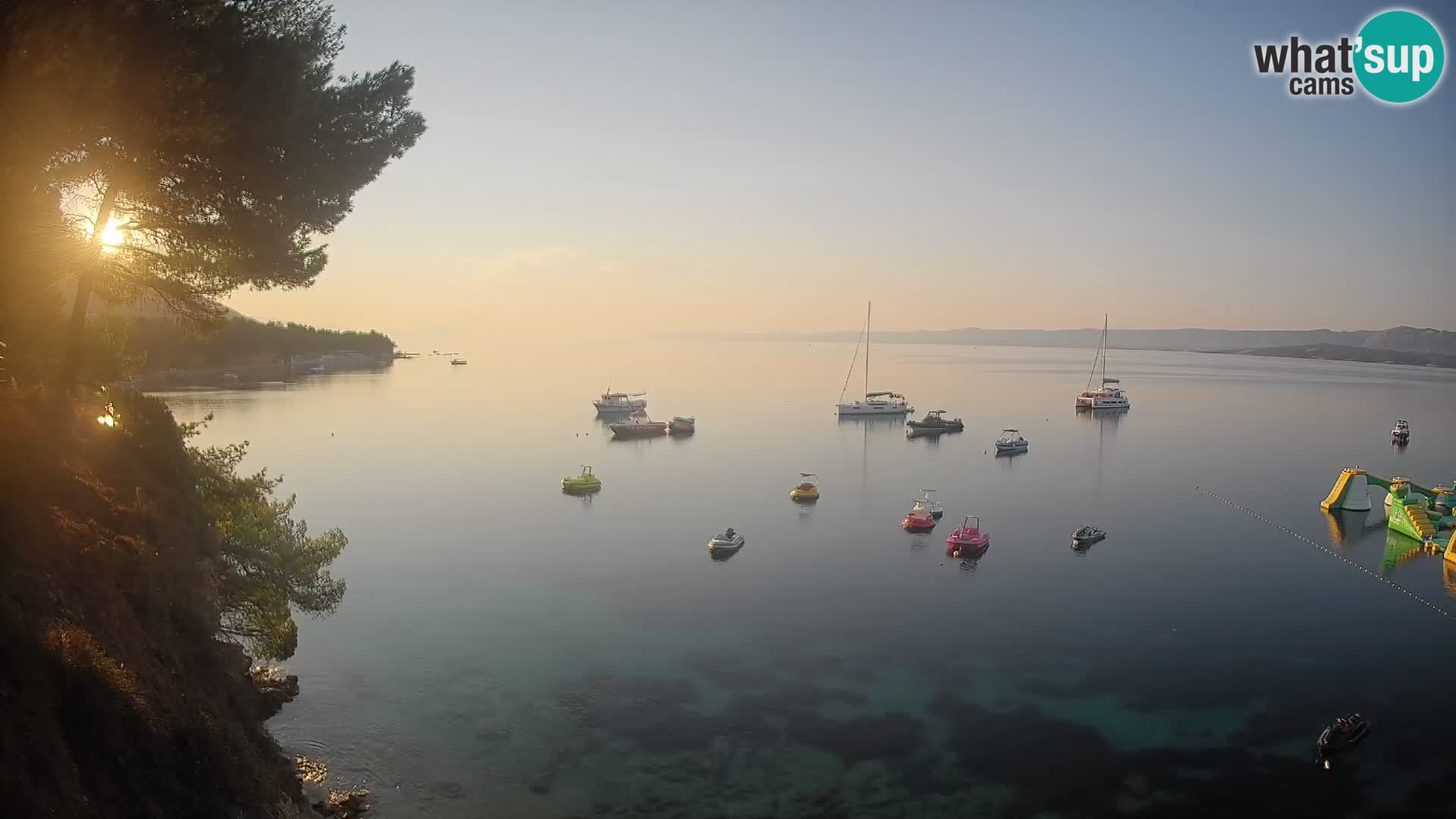 Webcam plage Potočine Bol – Vue en direct sur Borak Beach, île de Brač