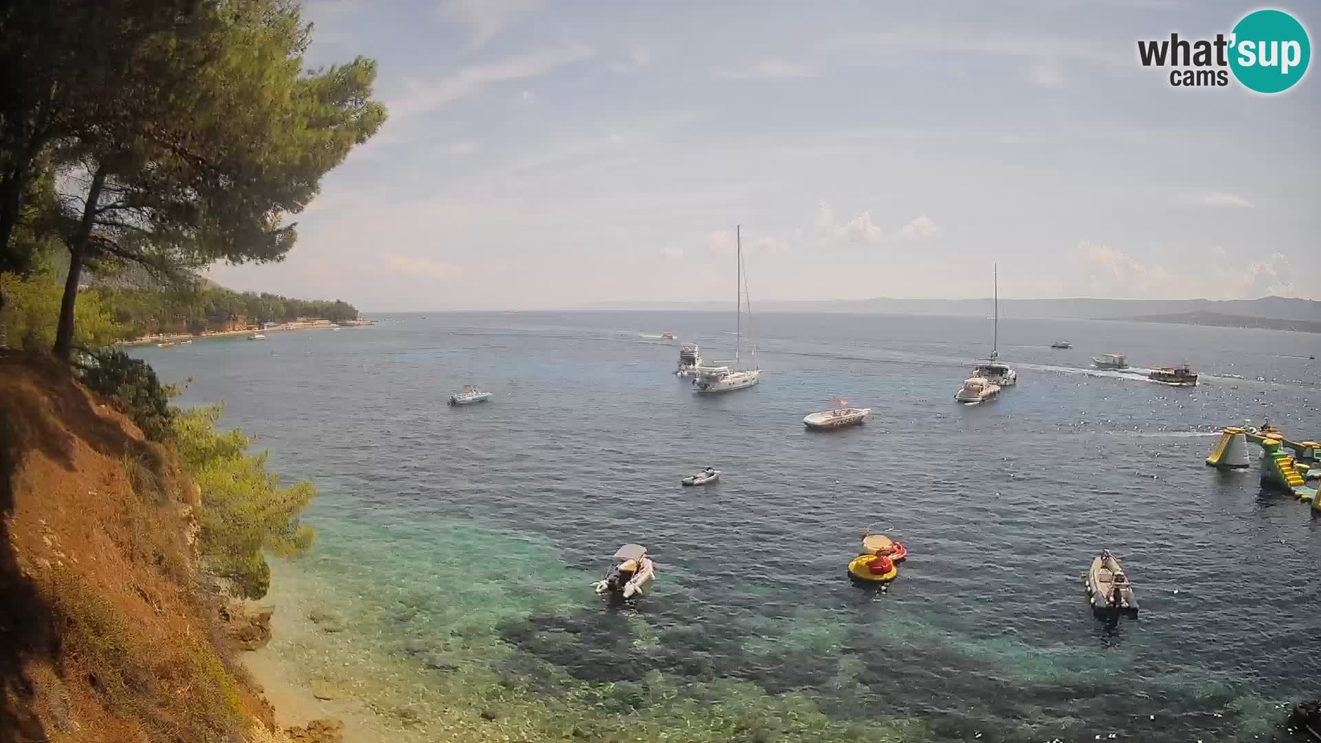 Webcam Playa Potočine Bol – Vista en vivo de Borak Beach, Isla de Brač