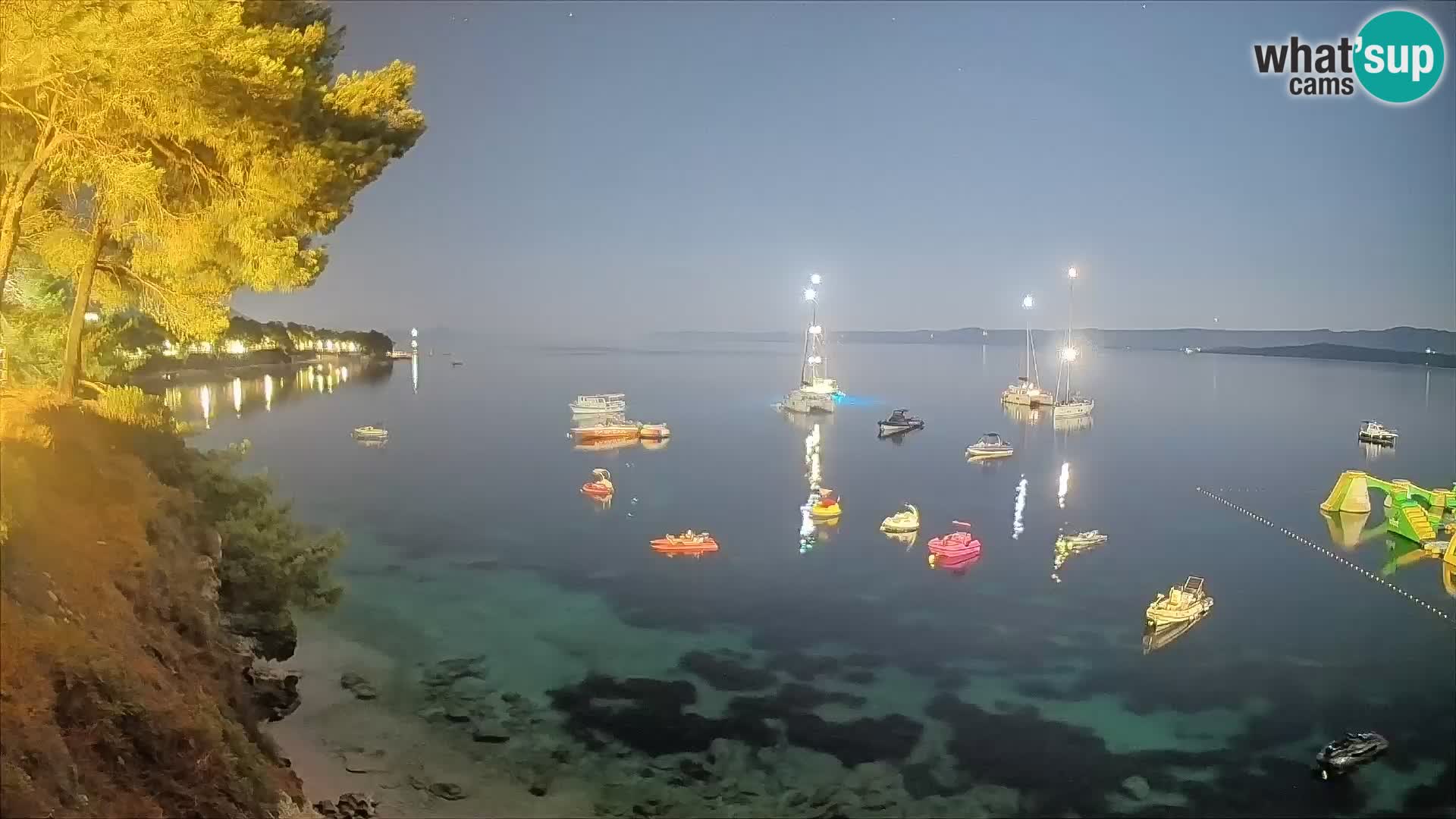 Webcam Potočine Beach Bol – Live View of Borak Beach, Brač Island