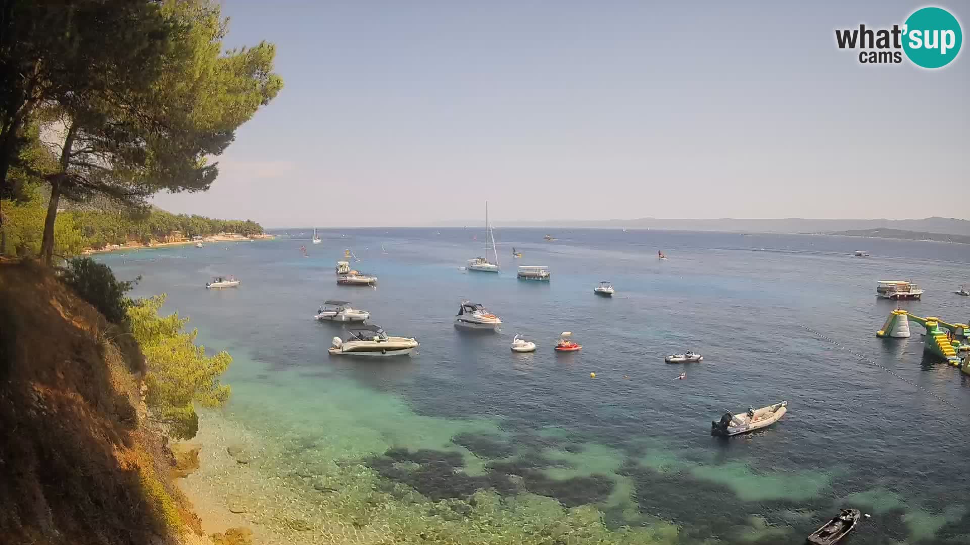 Webcam Strand Potočine Bol – Liveblick auf Borak Beach, Insel Brač