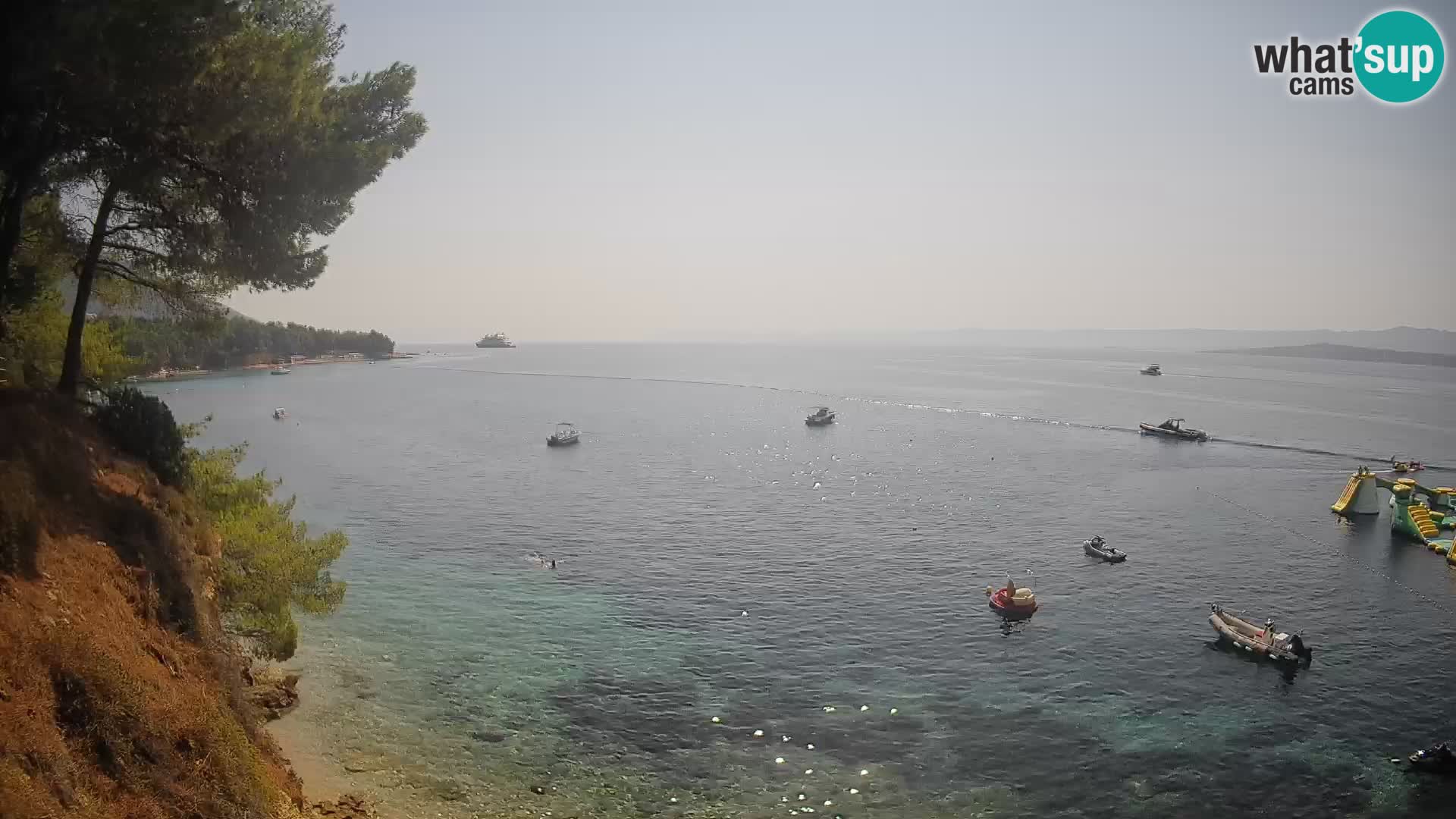 Webcam Strand Potočine Bol – Liveblick auf Borak Beach, Insel Brač
