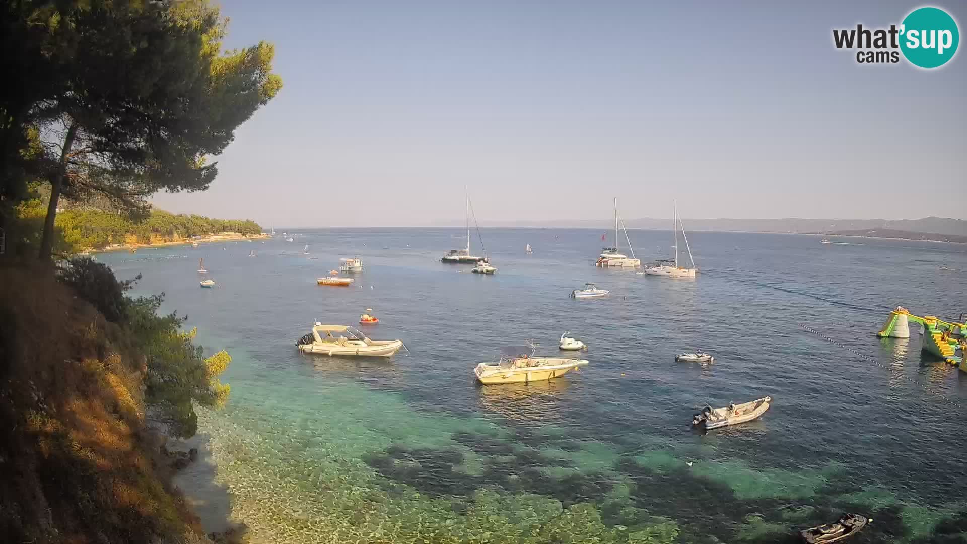 Webcam Potočine Beach Bol – Live View of Borak Beach, Brač Island
