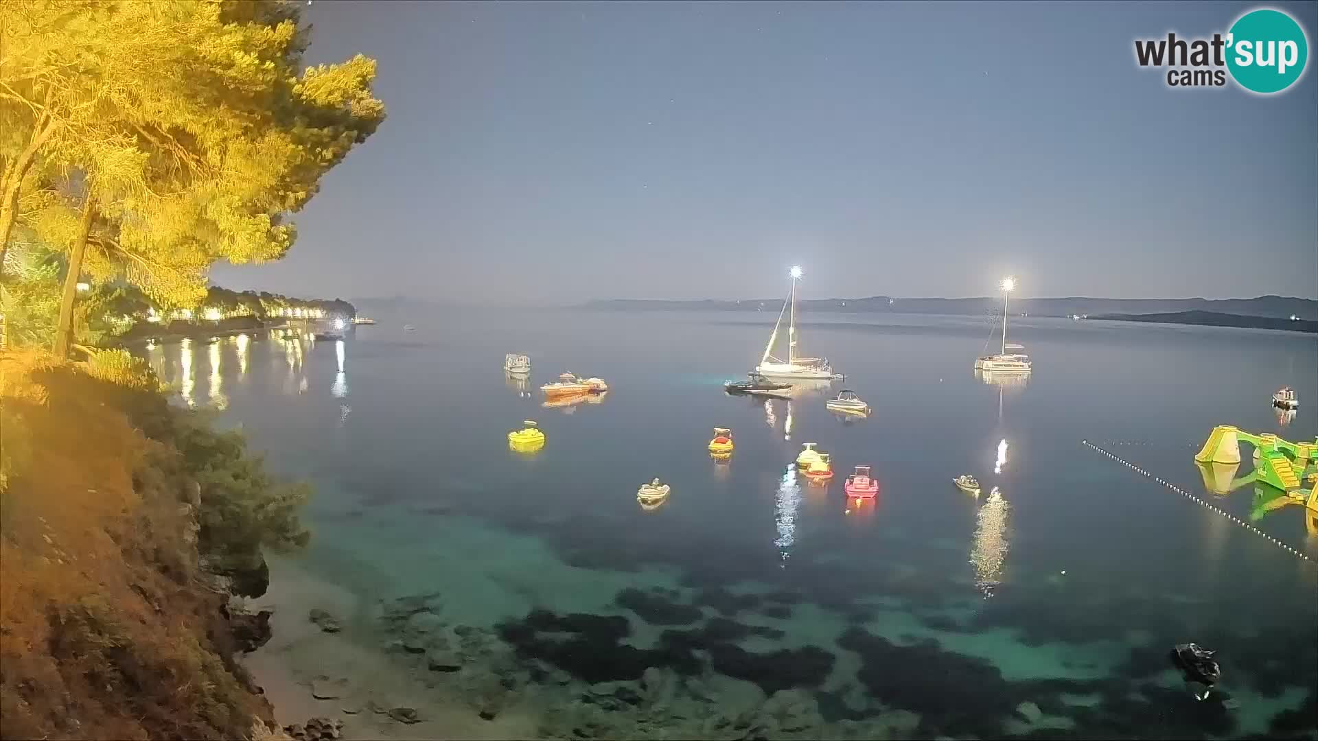 Webcam Potočine Beach Bol – Live View of Borak Beach, Brač Island