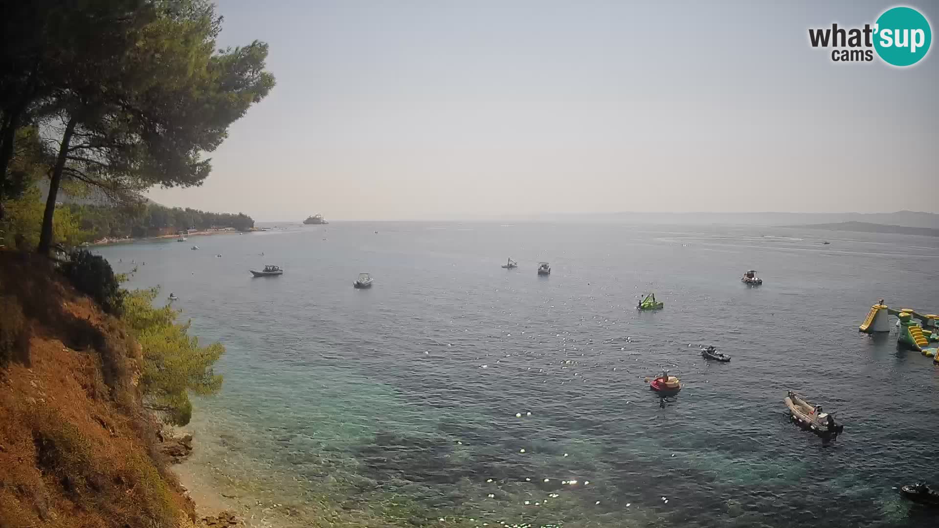Webcam Playa Potočine Bol – Vista en vivo de Borak Beach, Isla de Brač