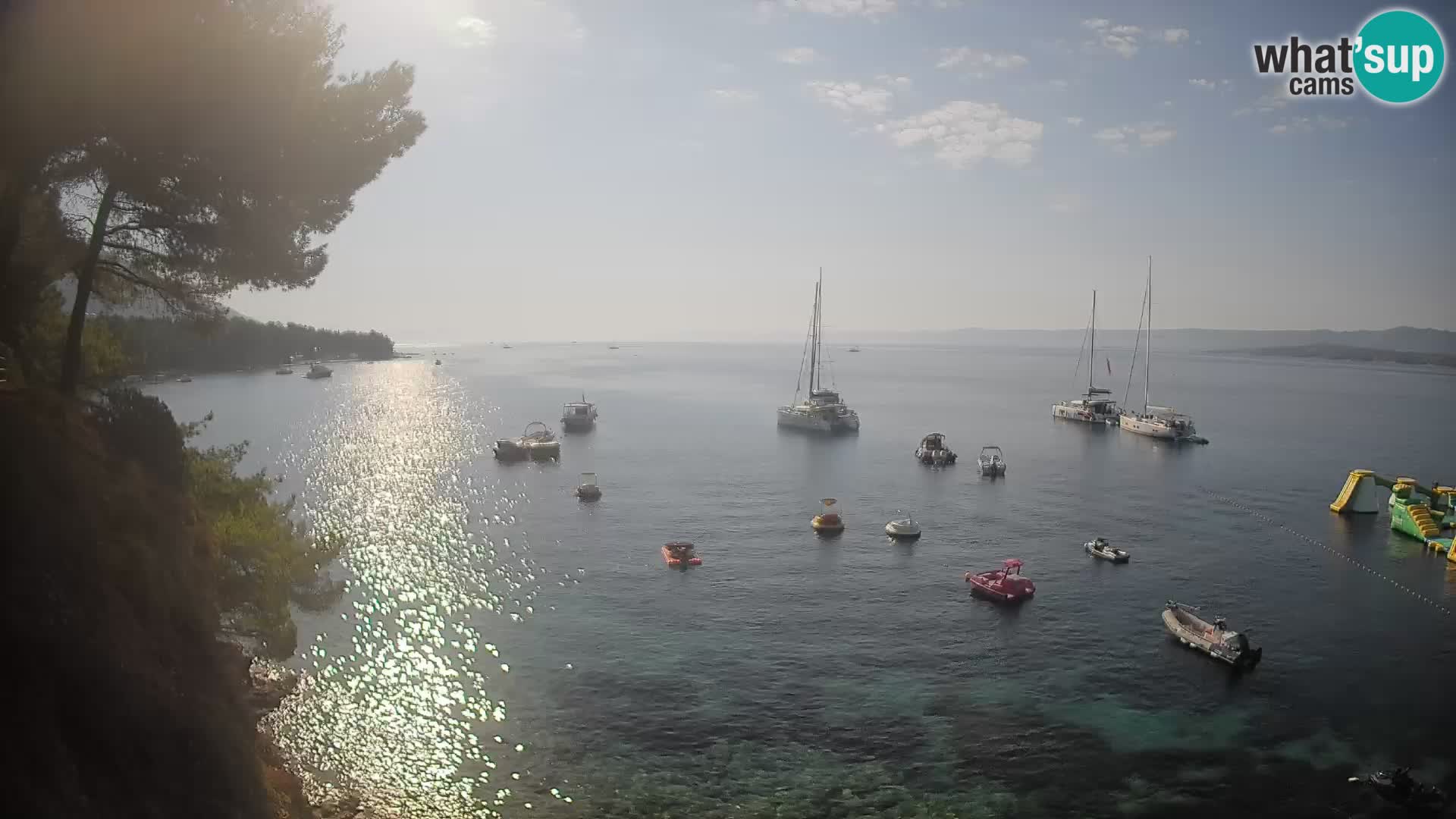 Webcam plage Potočine Bol – Vue en direct sur Borak Beach, île de Brač