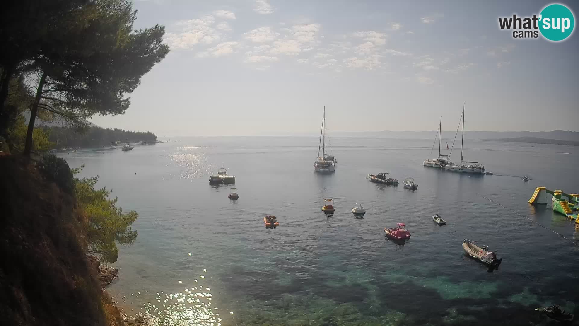Webcam plage Potočine Bol – Vue en direct sur Borak Beach, île de Brač