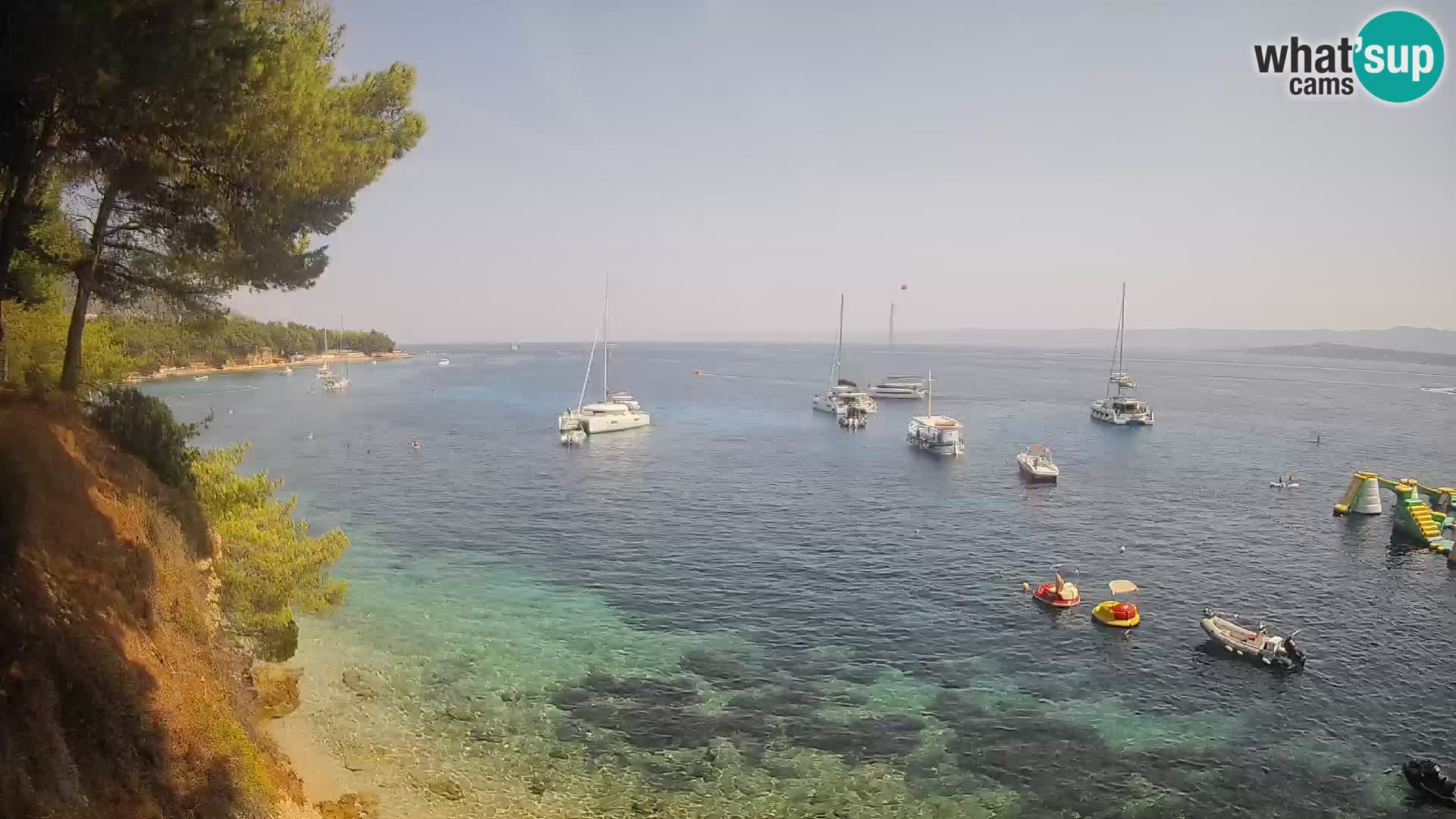 Webcam Playa Potočine Bol – Vista en vivo de Borak Beach, Isla de Brač