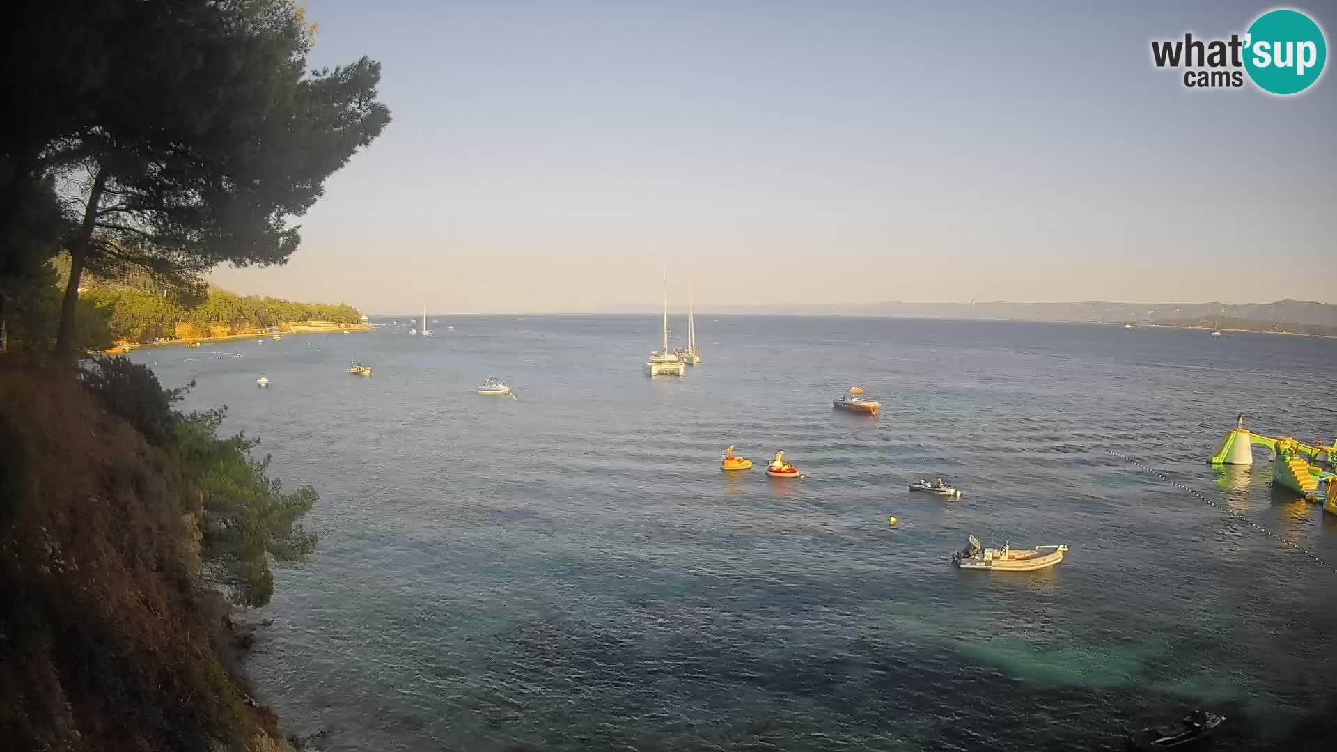 Webcam Playa Potočine Bol – Vista en vivo de Borak Beach, Isla de Brač