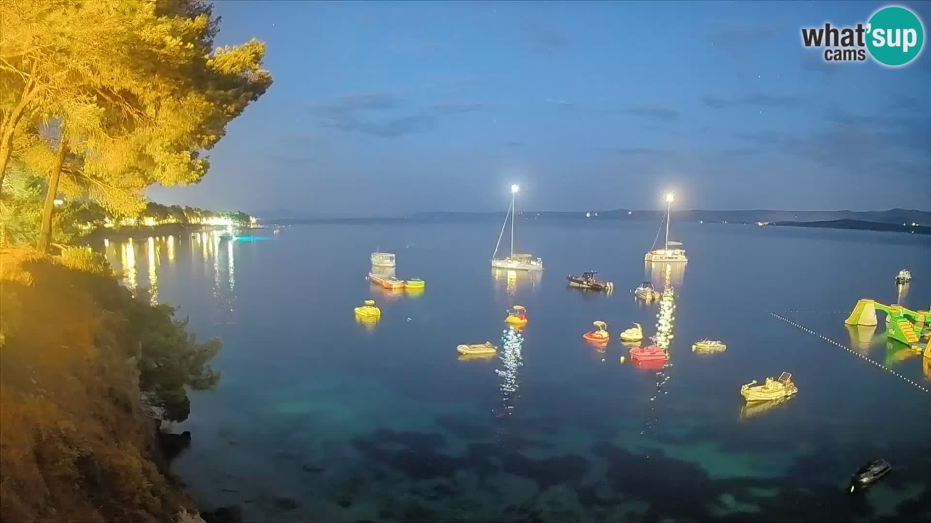 Webcam plage Potočine Bol – Vue en direct sur Borak Beach, île de Brač