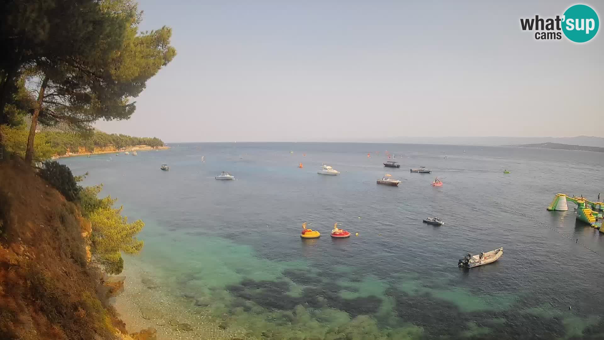 Webcam Playa Potočine Bol – Vista en vivo de Borak Beach, Isla de Brač