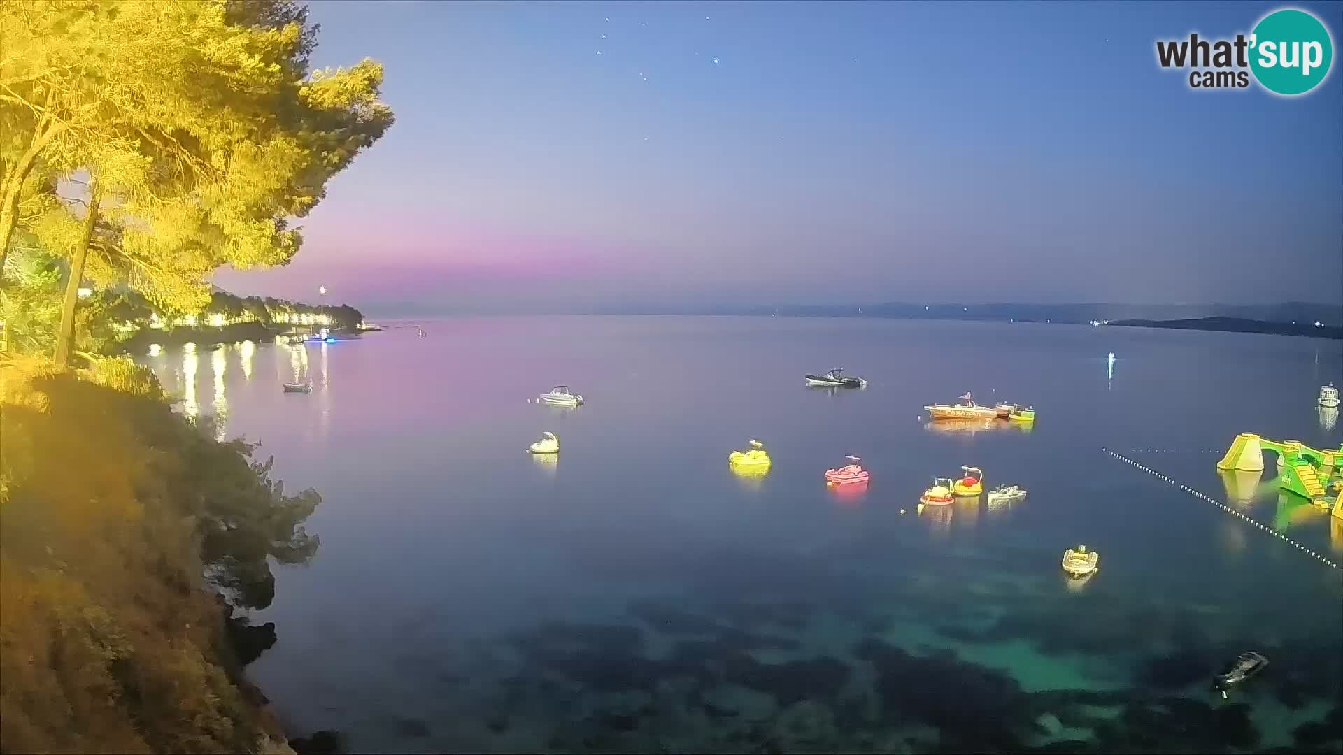 Webcam plage Potočine Bol – Vue en direct sur Borak Beach, île de Brač