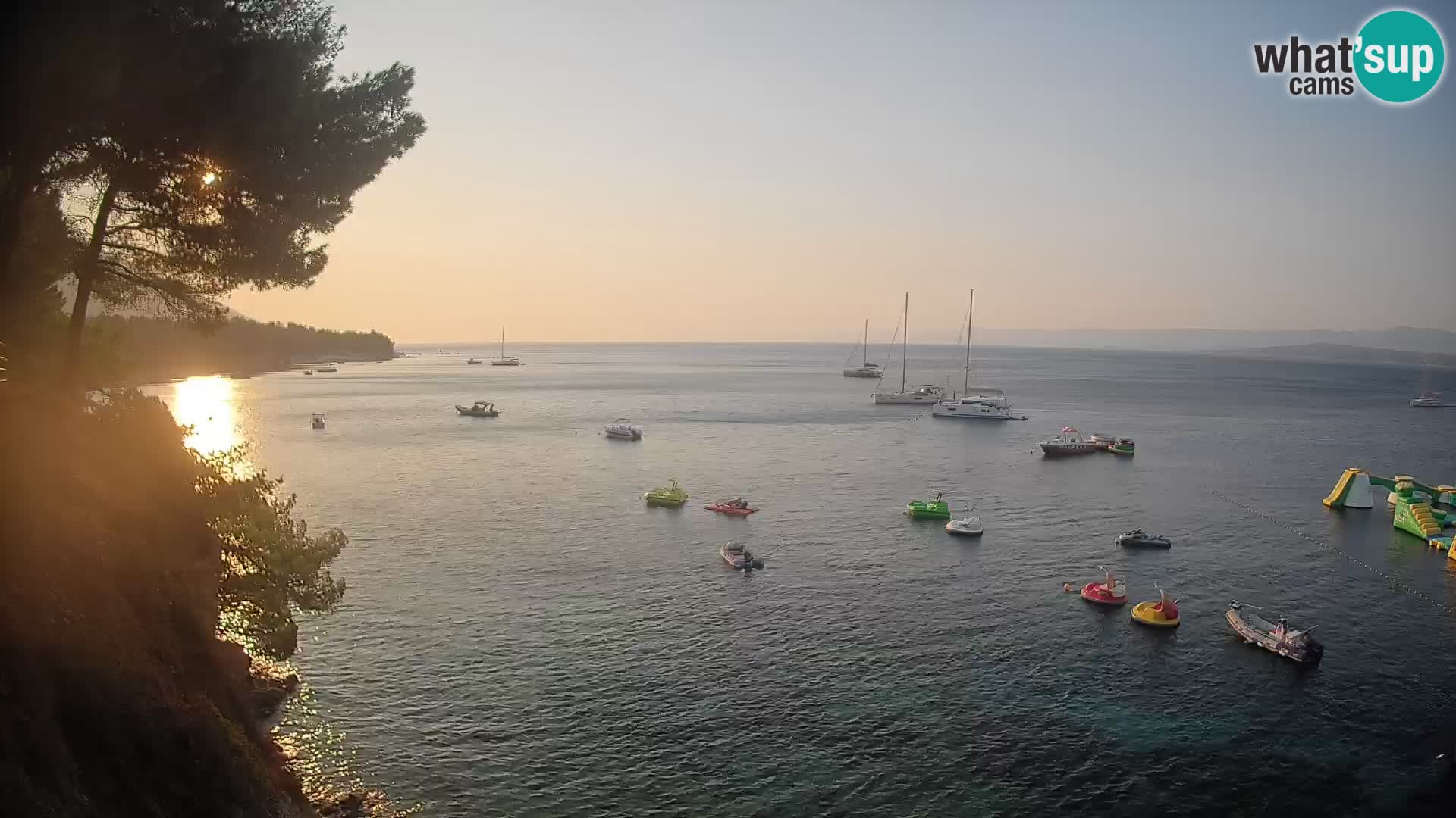 Webcam Strand Potočine Bol – Liveblick auf Borak Beach, Insel Brač