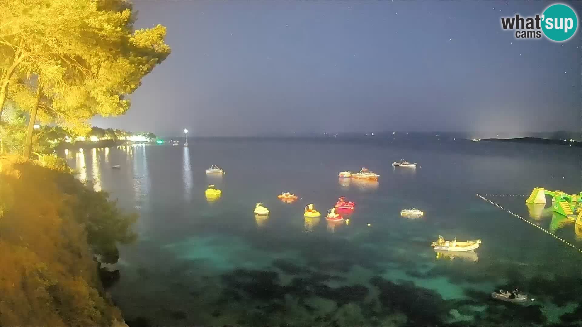 Webcam plage Potočine Bol – Vue en direct sur Borak Beach, île de Brač