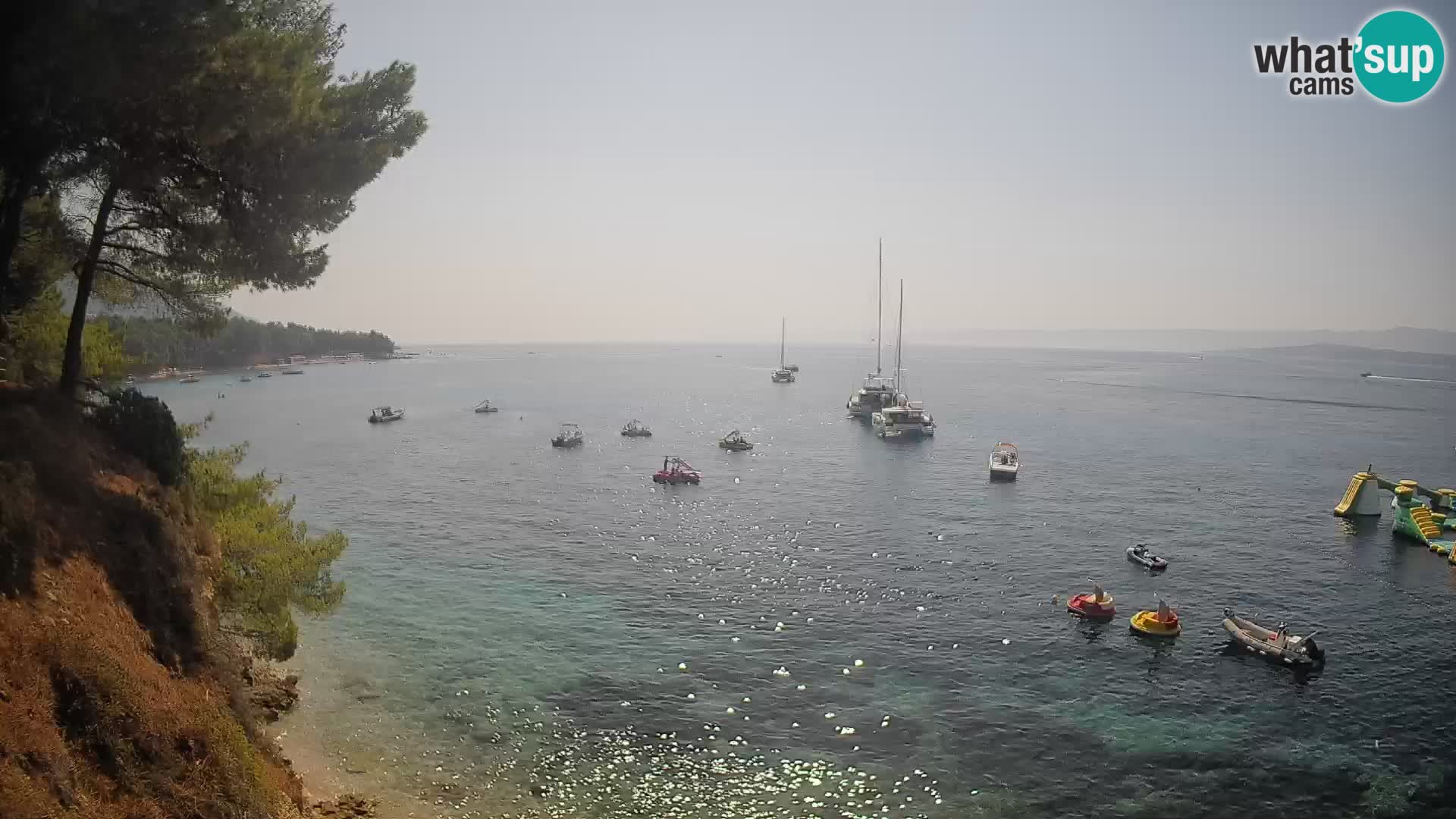 Webcam Strand Potočine Bol – Liveblick auf Borak Beach, Insel Brač