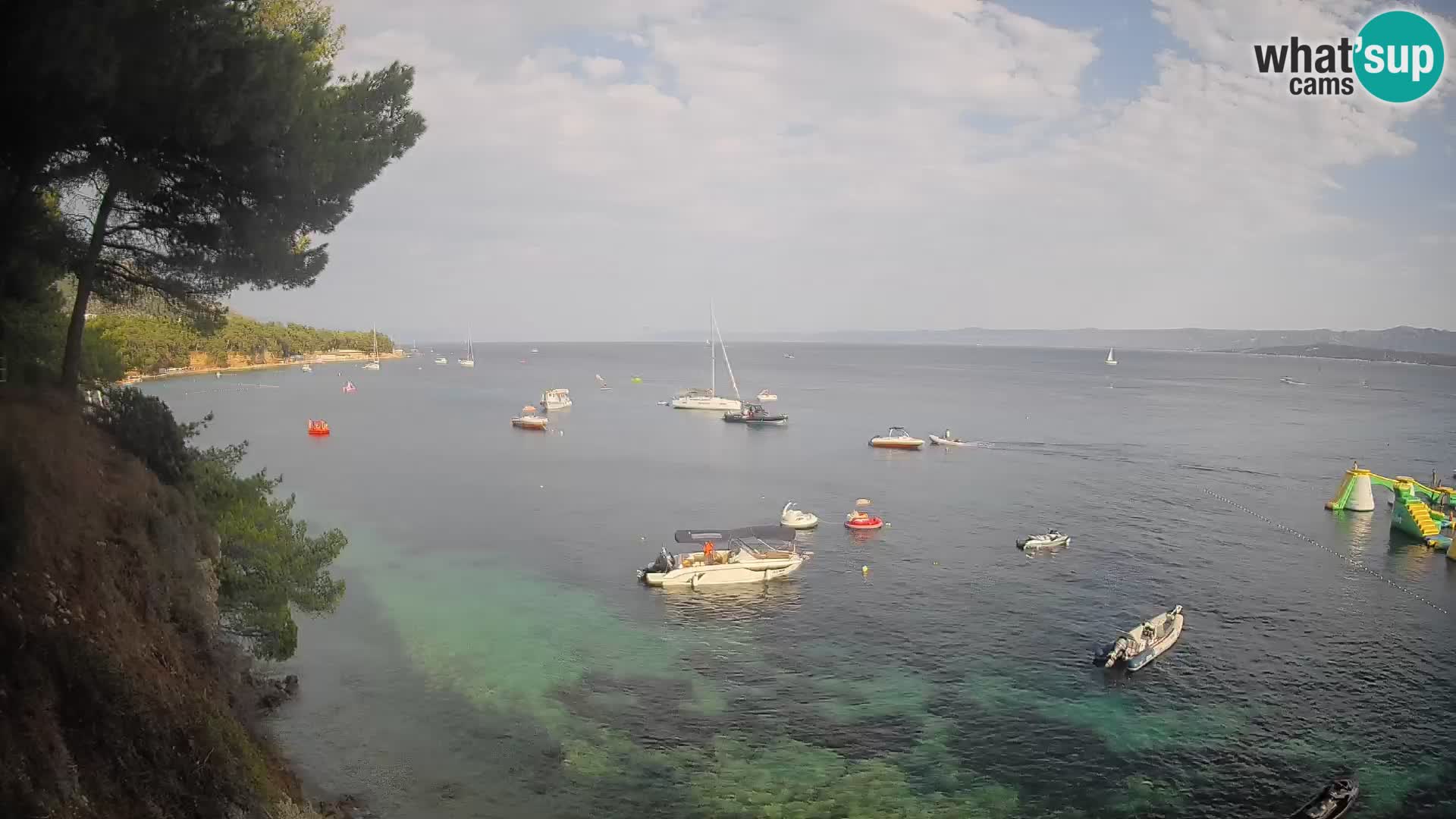 Webcam Strand Potočine Bol – Liveblick auf Borak Beach, Insel Brač