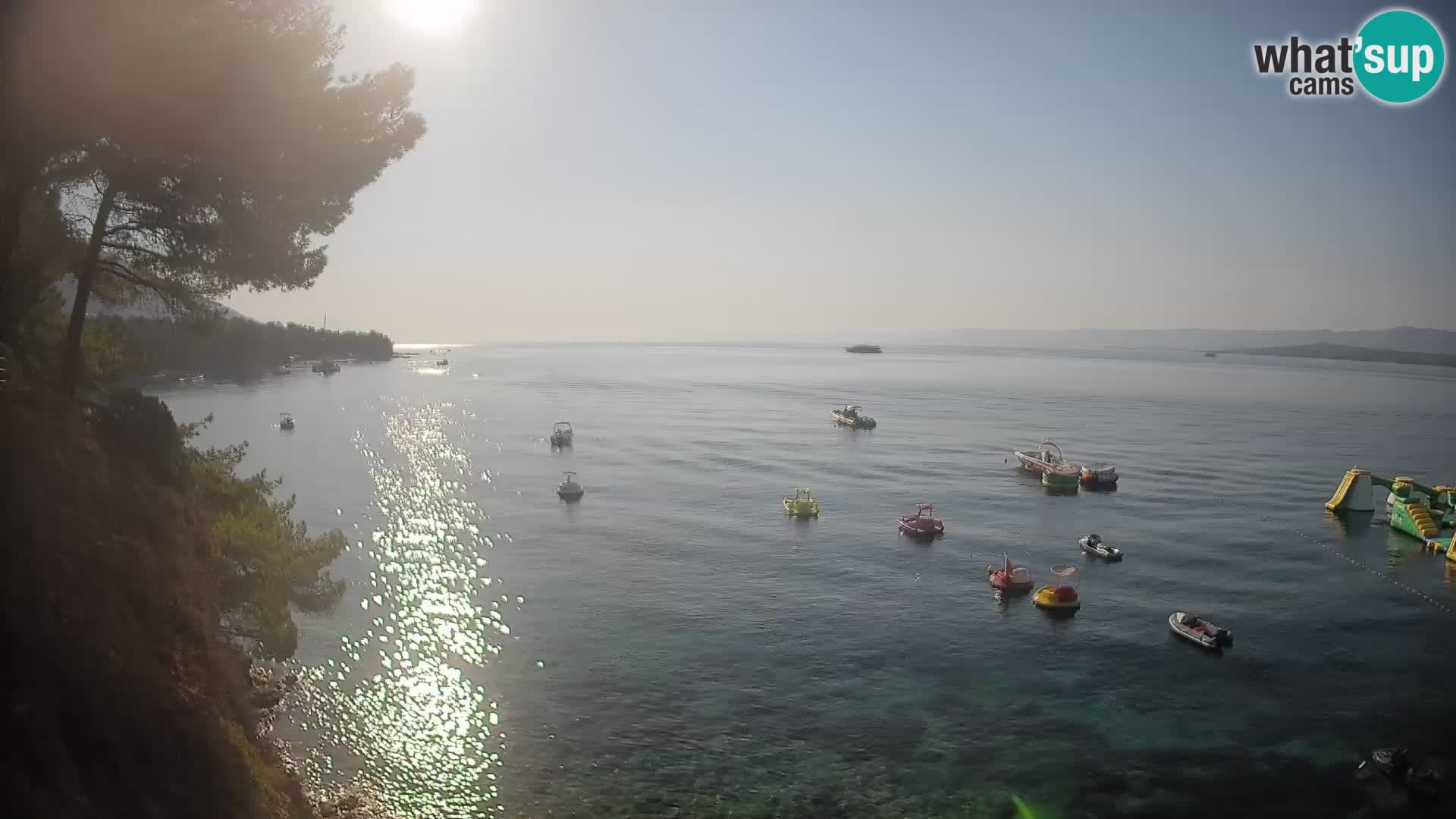 Webcam plage Potočine Bol – Vue en direct sur Borak Beach, île de Brač