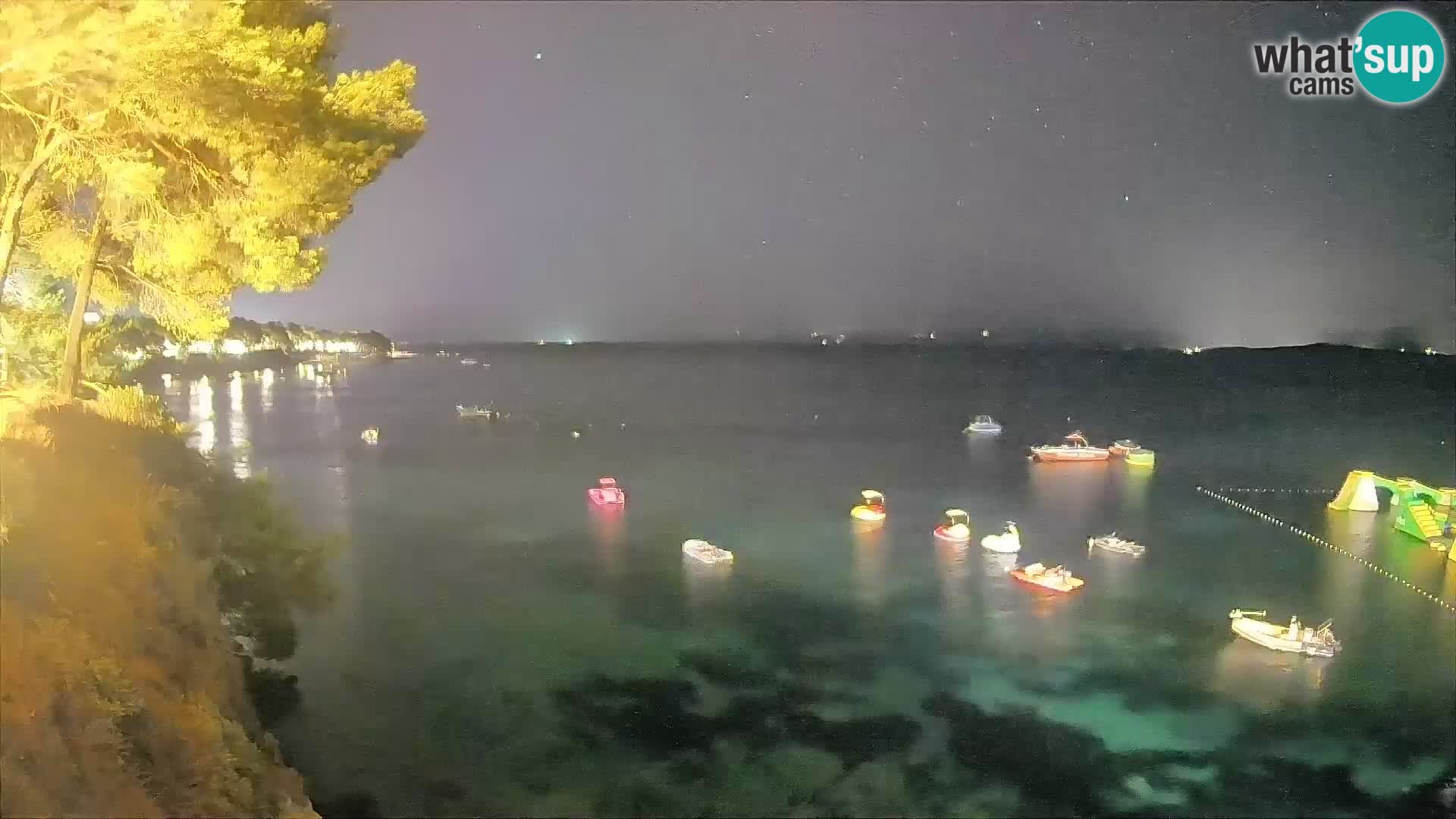 Webcam Playa Potočine Bol – Vista en vivo de Borak Beach, Isla de Brač