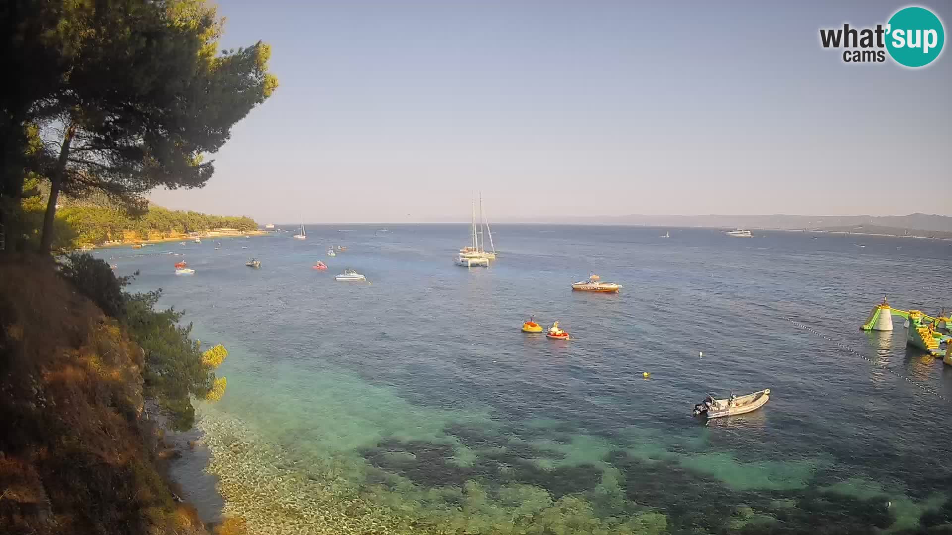 Webcam Strand Potočine Bol – Liveblick auf Borak Beach, Insel Brač