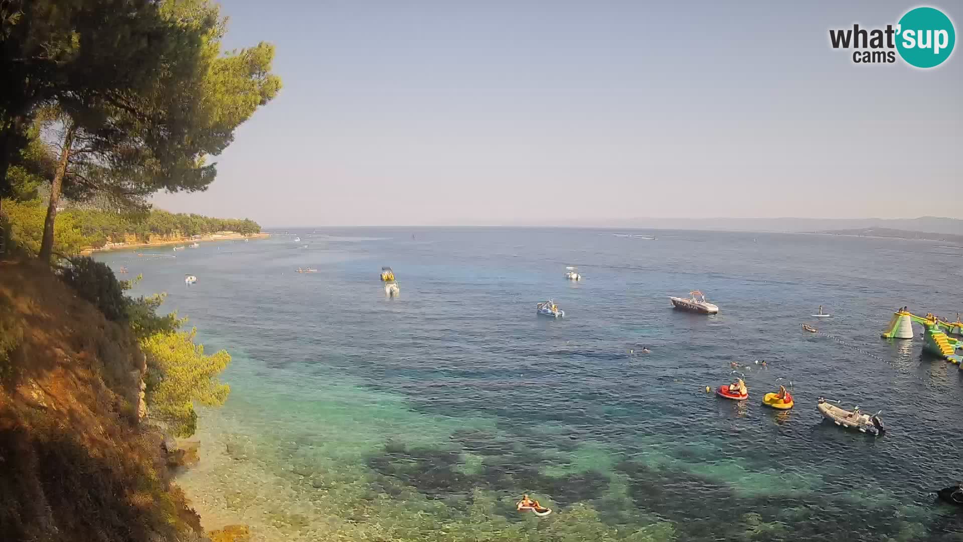 Webcam Strand Potočine Bol – Liveblick auf Borak Beach, Insel Brač