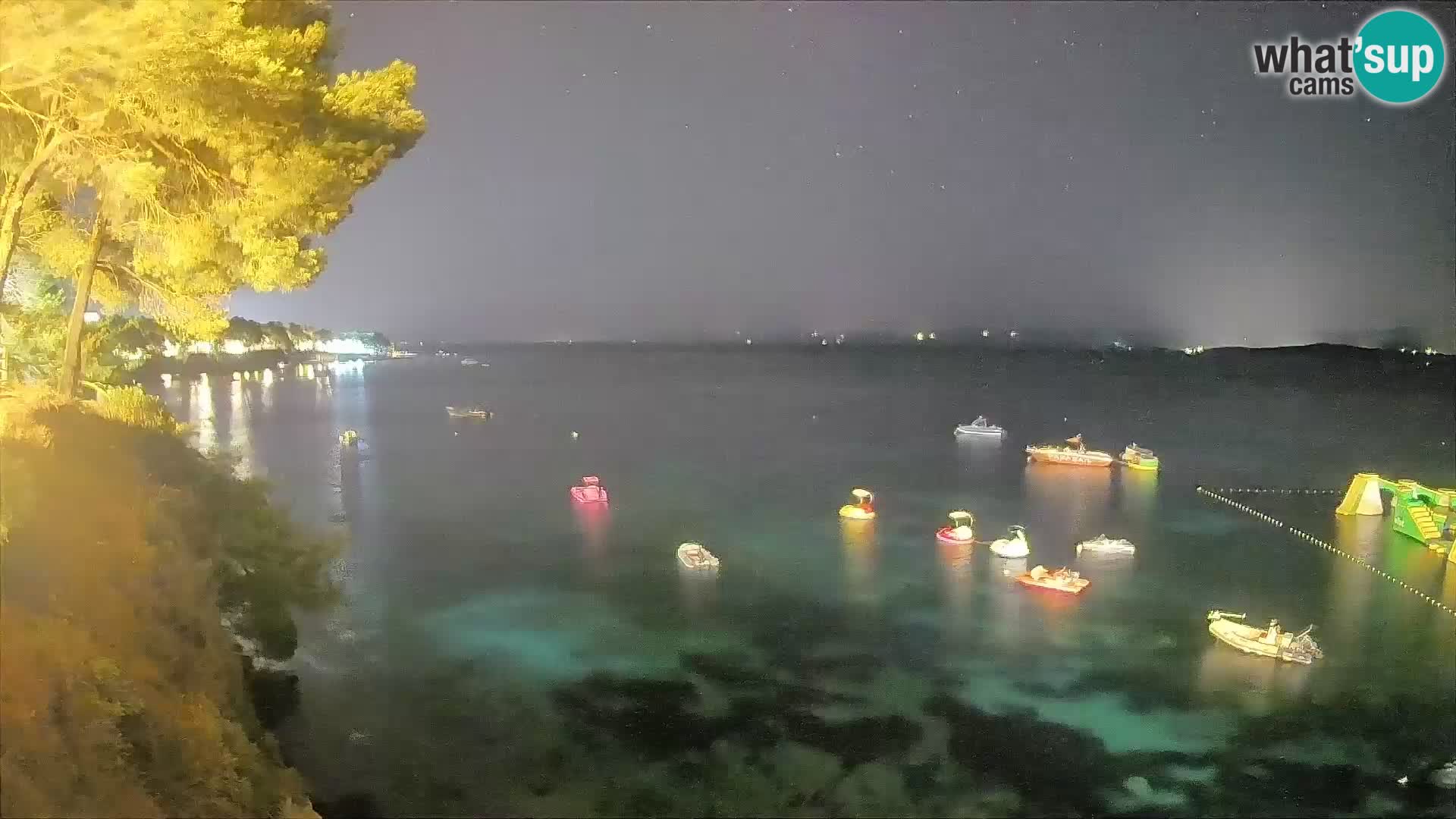 Webcam plage Potočine Bol – Vue en direct sur Borak Beach, île de Brač