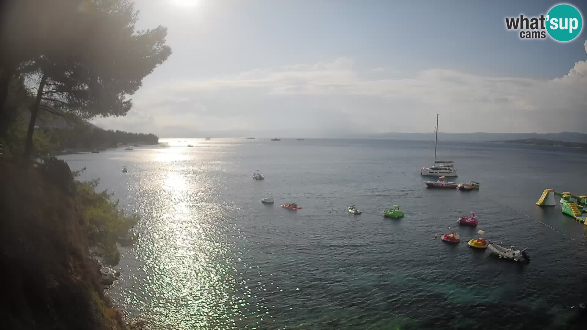 Webcam plage Potočine Bol – Vue en direct sur Borak Beach, île de Brač