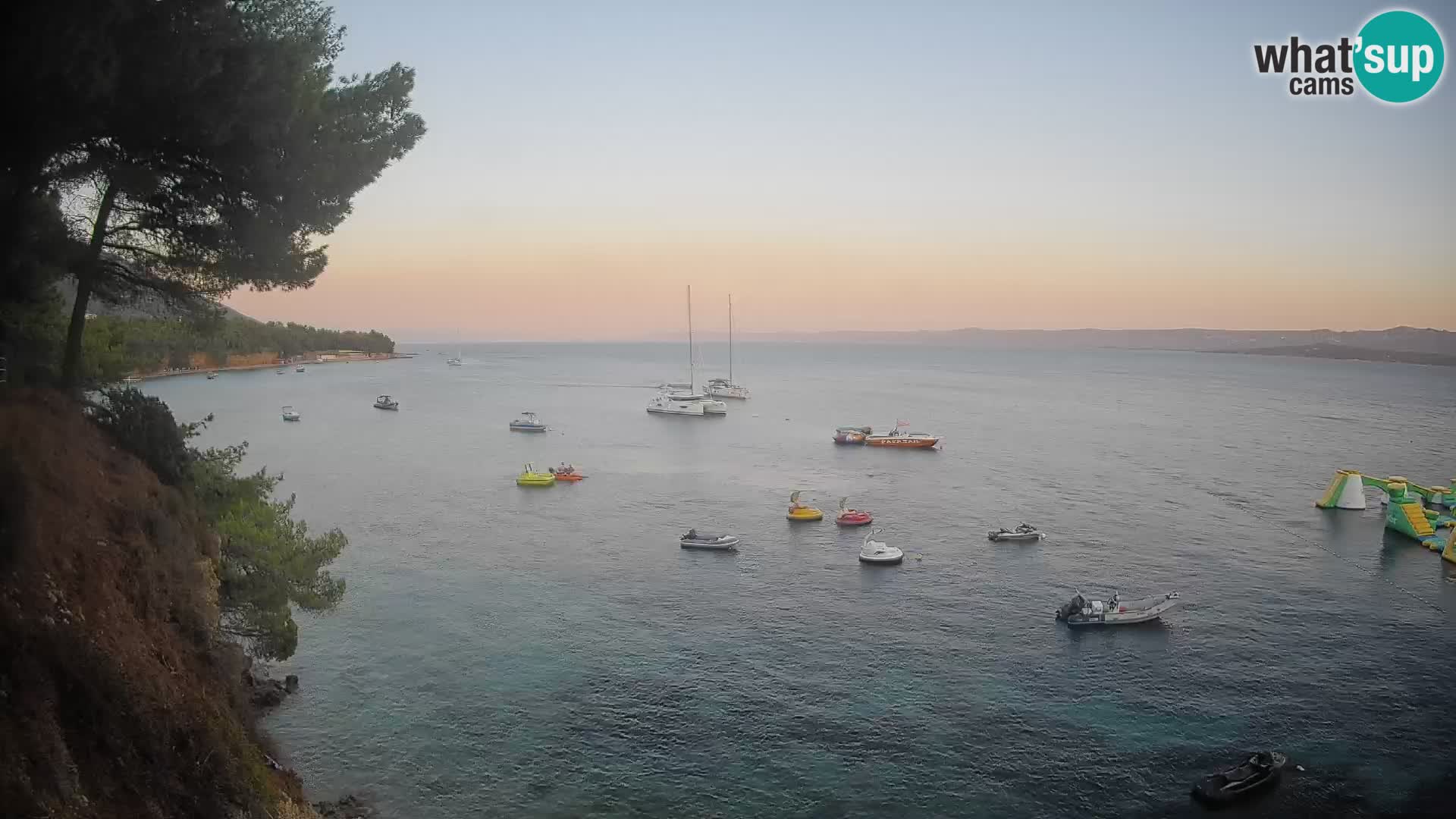 Webcam Strand Potočine Bol – Liveblick auf Borak Beach, Insel Brač