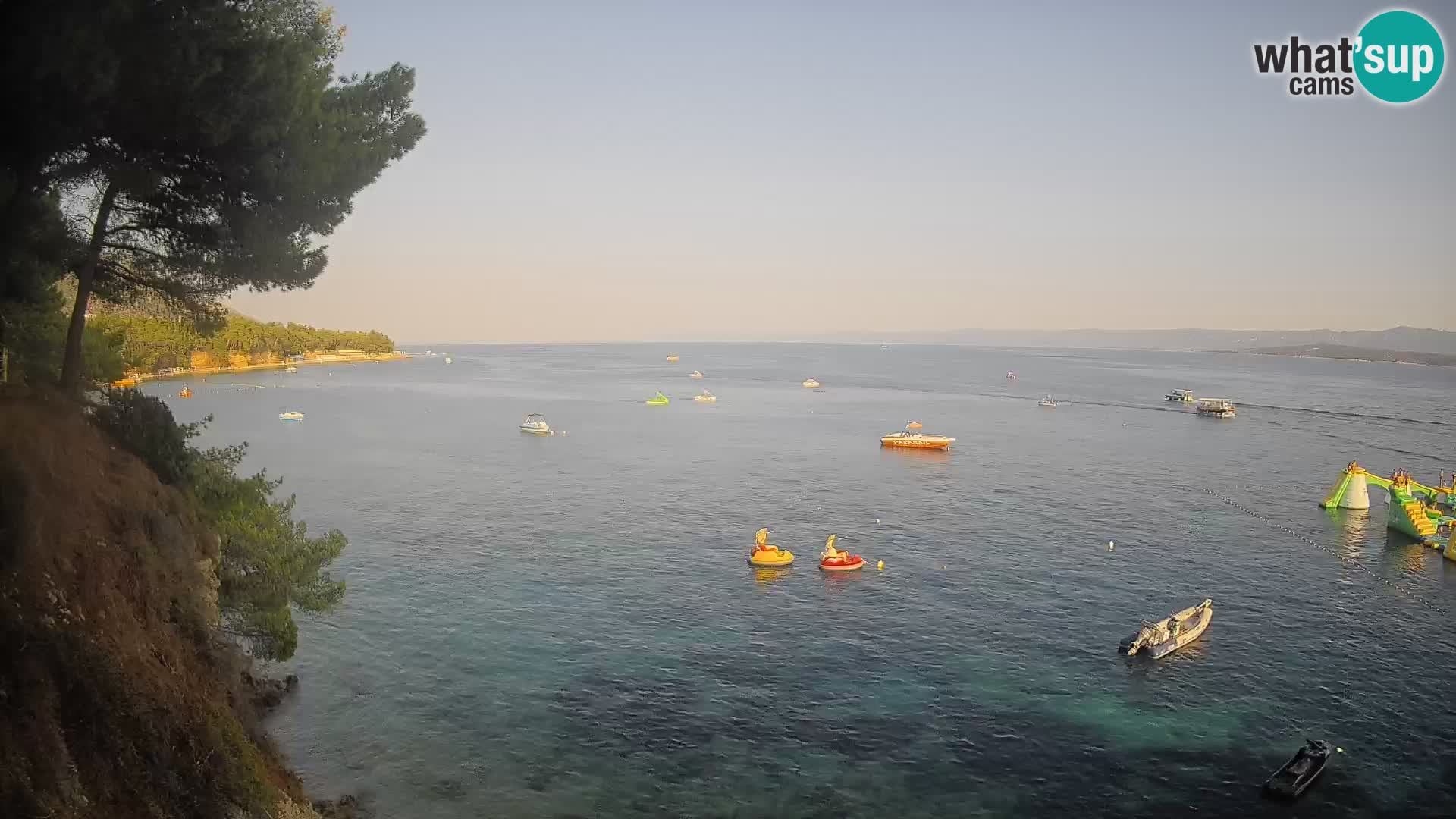 Webcam plage Potočine Bol – Vue en direct sur Borak Beach, île de Brač
