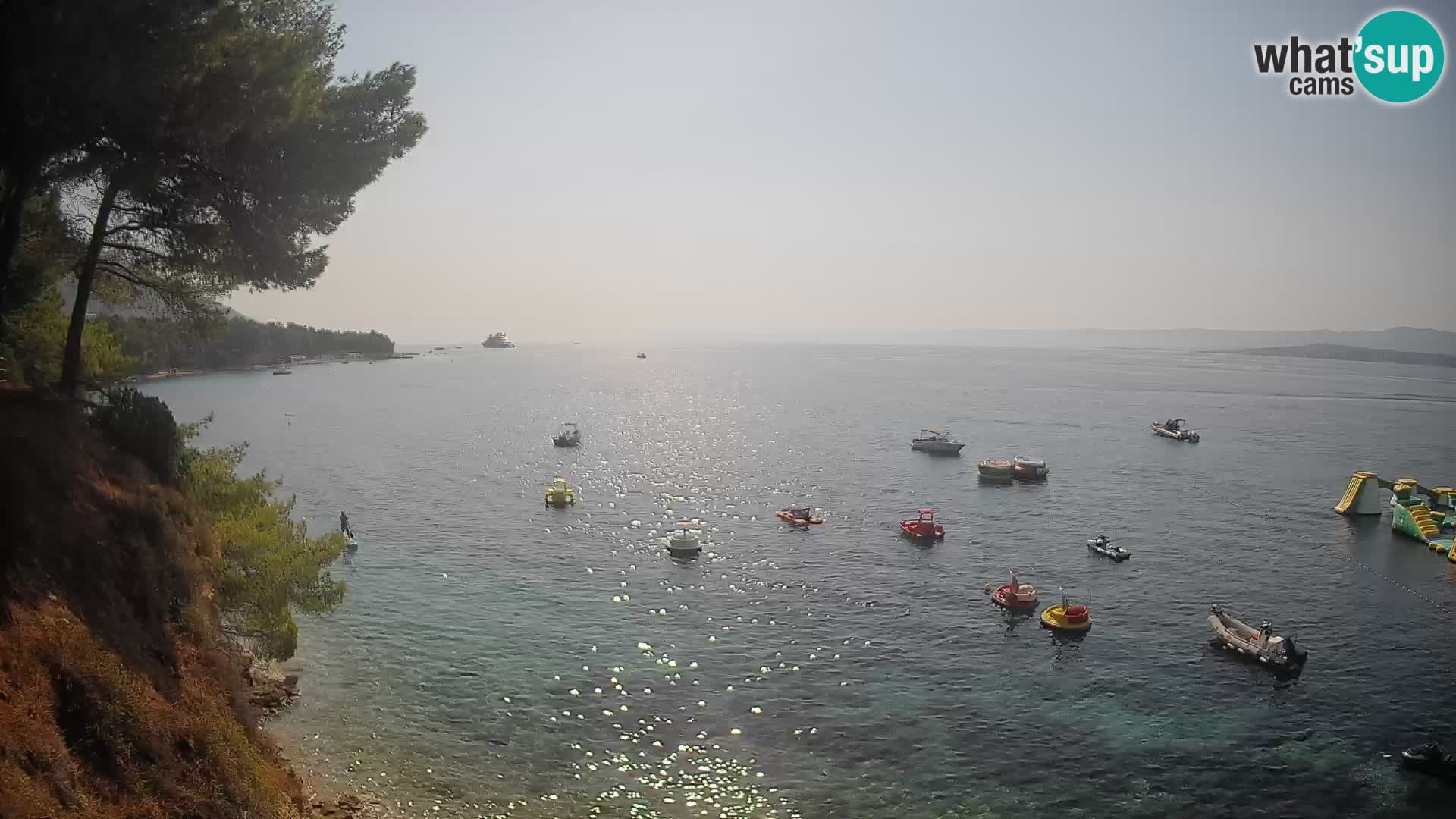 Webcam Potočine Beach Bol – Live View of Borak Beach, Brač Island