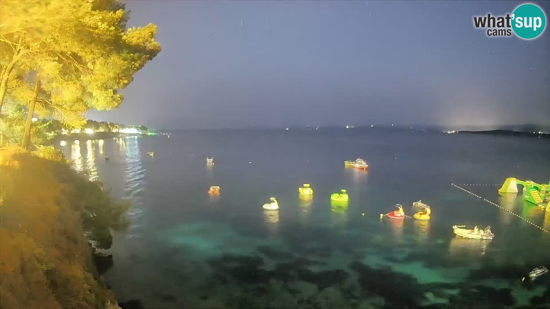 Webcam plage Potočine Bol – Vue en direct sur Borak Beach, île de Brač