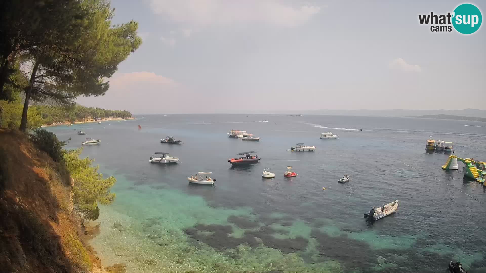 Webcam Strand Potočine Bol – Liveblick auf Borak Beach, Insel Brač