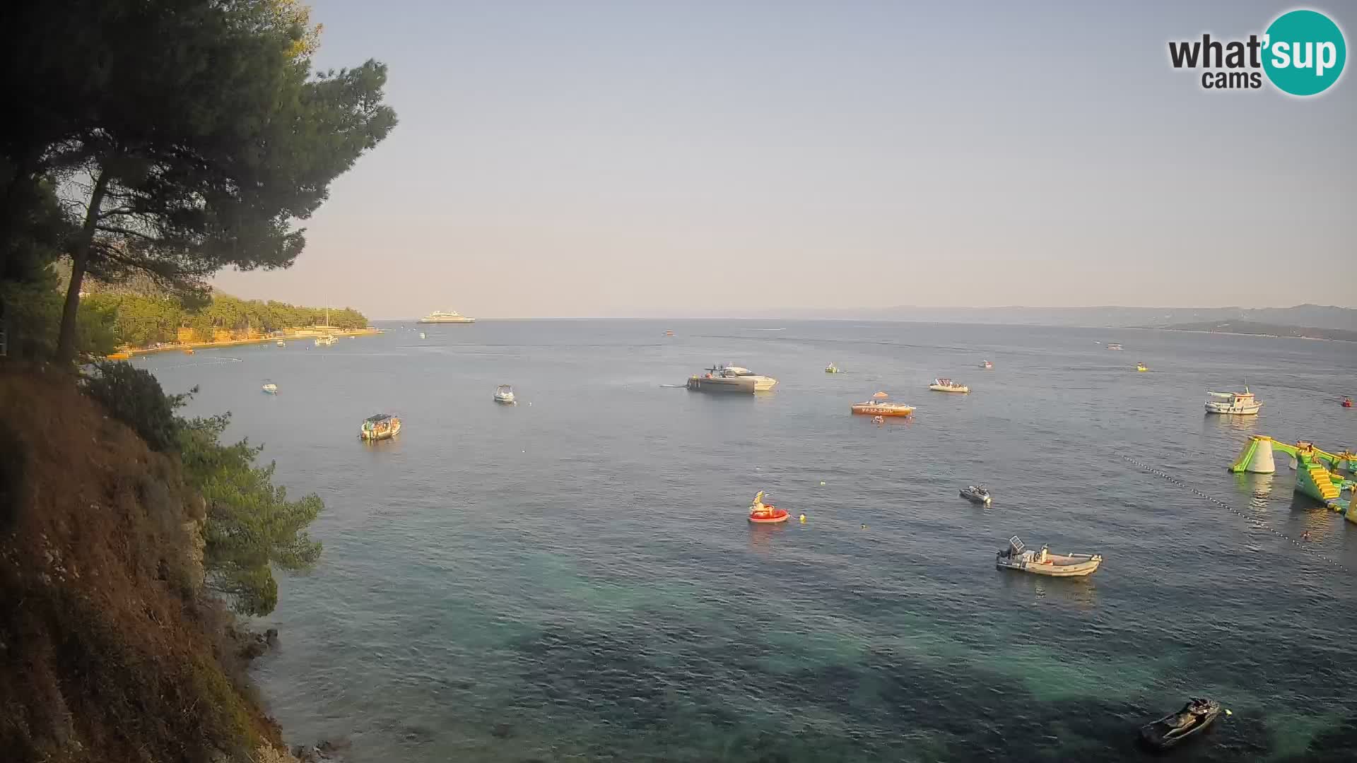 Webcam plage Potočine Bol – Vue en direct sur Borak Beach, île de Brač