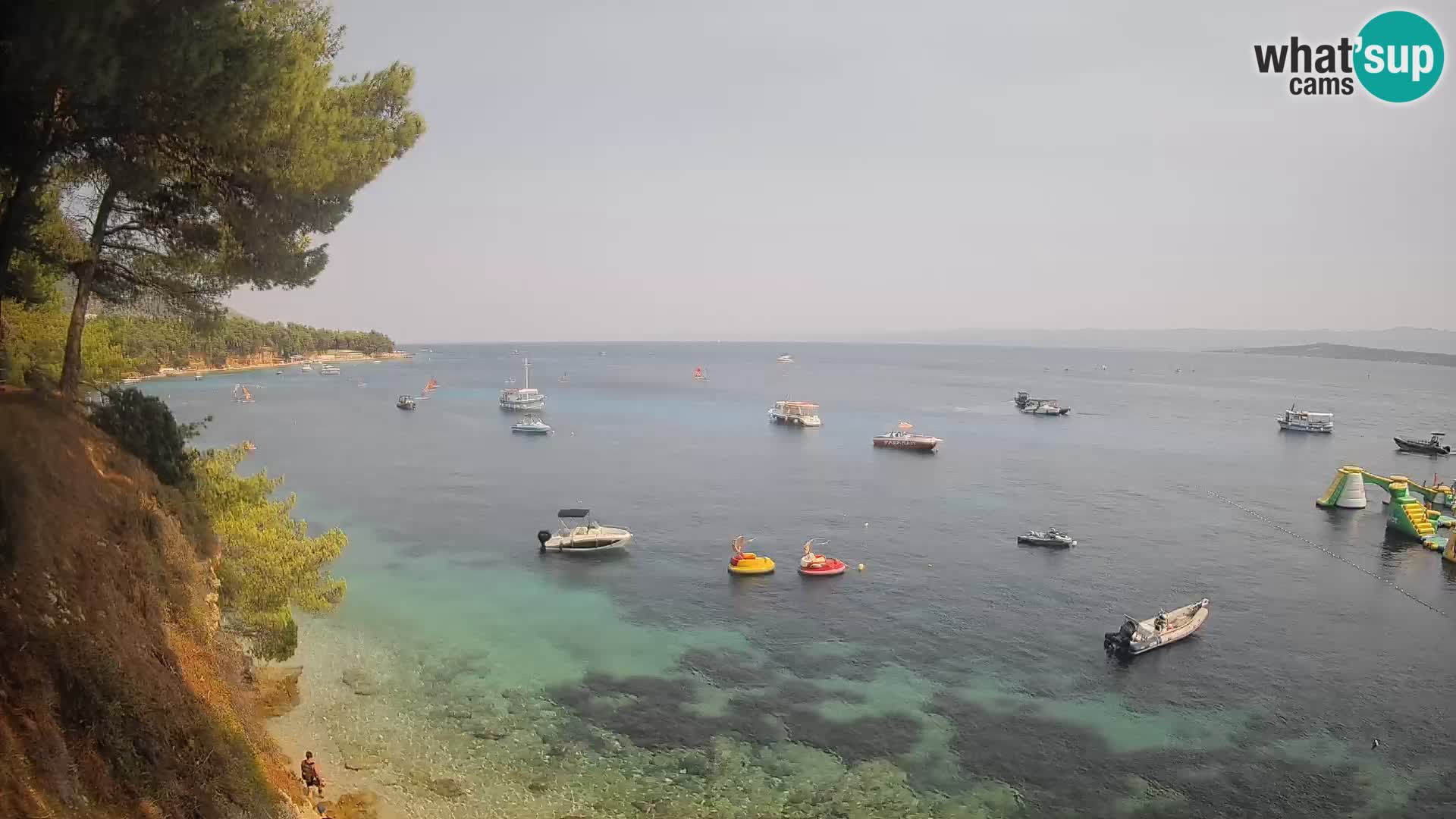 Webcam Potočine Beach Bol – Live View of Borak Beach, Brač Island