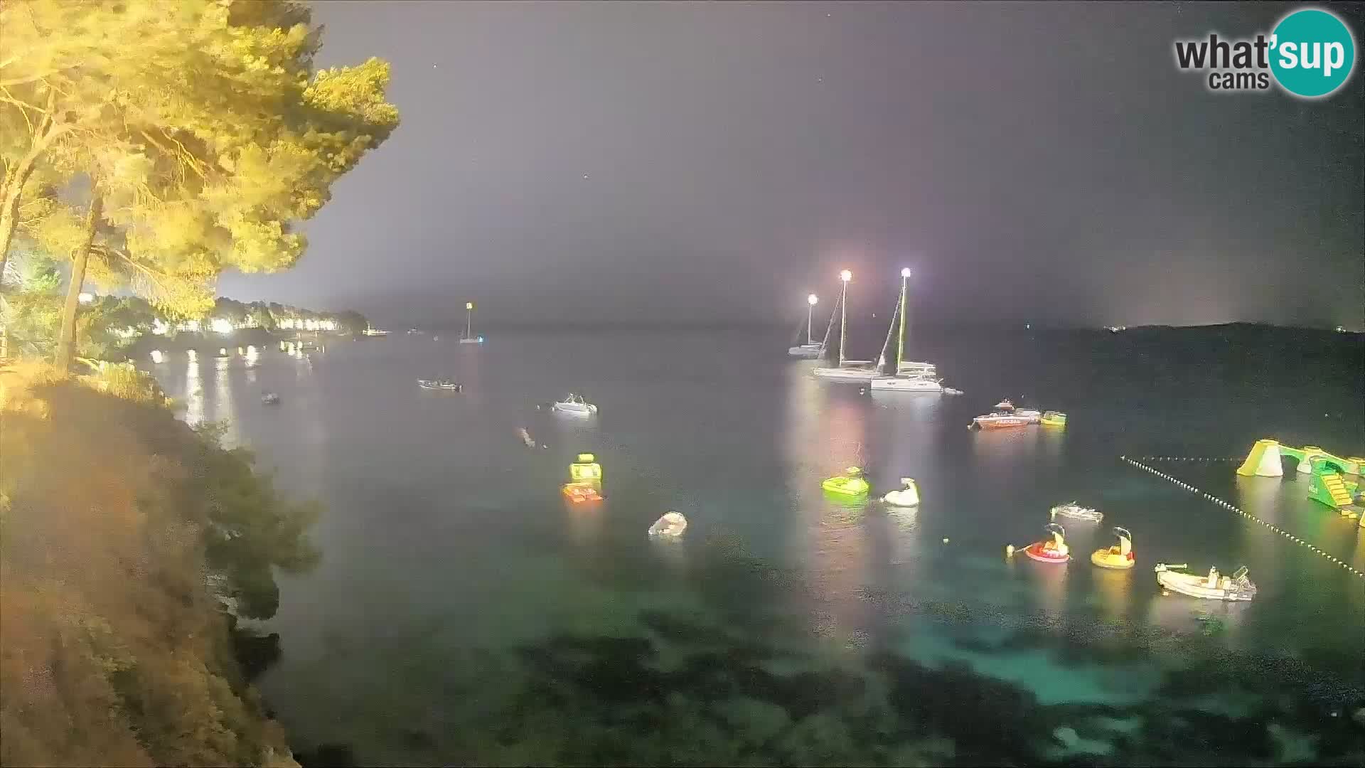 Webcam Strand Potočine Bol – Liveblick auf Borak Beach, Insel Brač