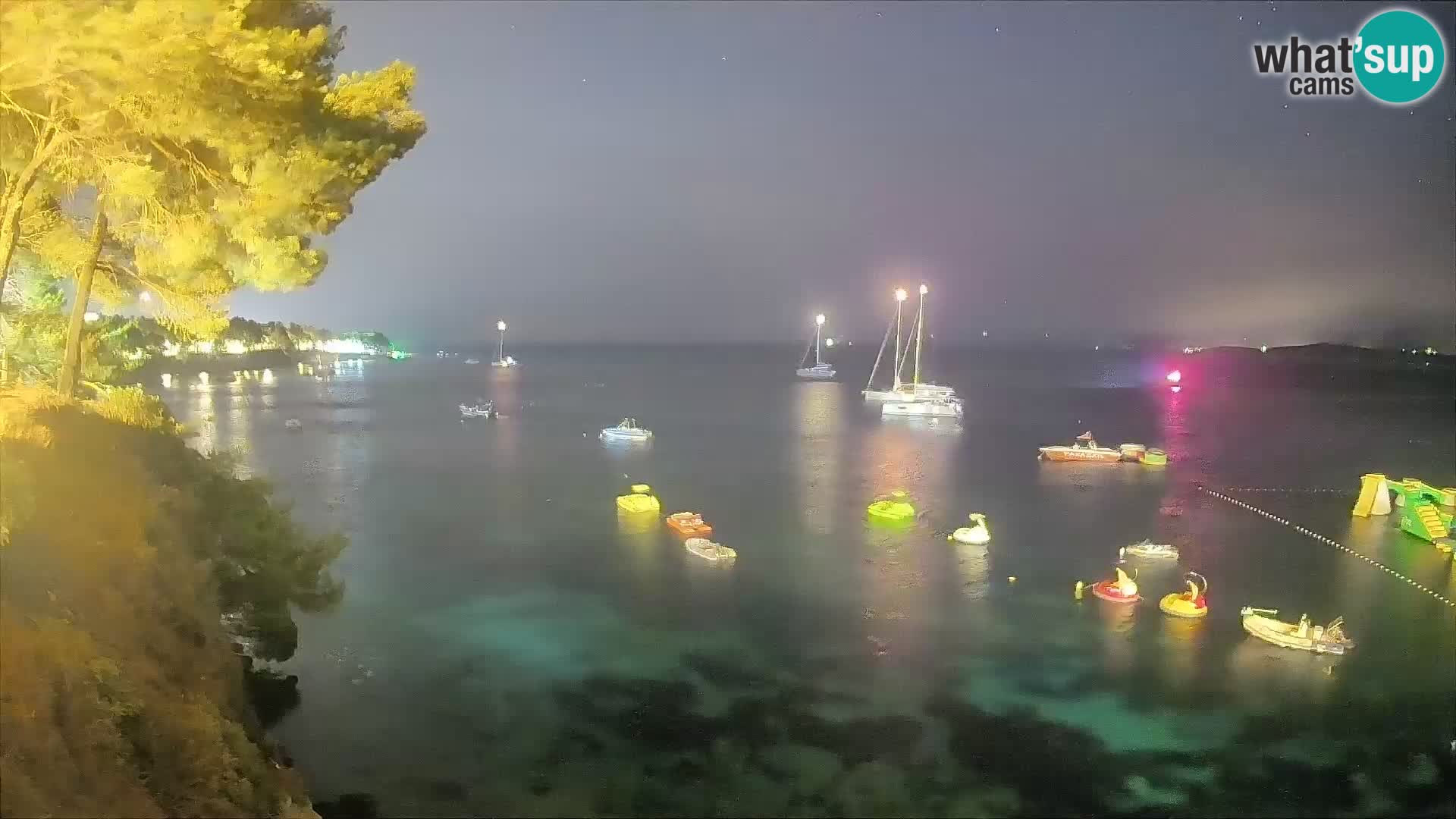 Webcam Strand Potočine Bol – Liveblick auf Borak Beach, Insel Brač