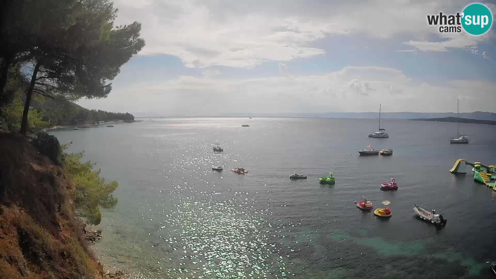 Webcam Potočine Beach Bol – Live View of Borak Beach, Brač Island