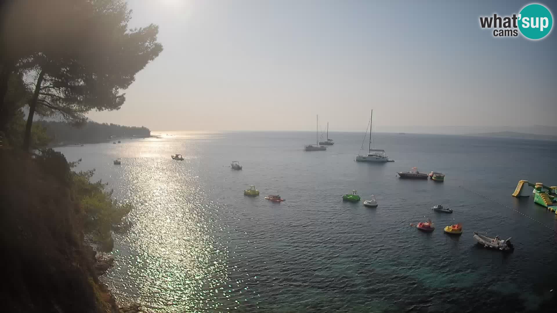 Webcam Potočine Beach Bol – Live View of Borak Beach, Brač Island