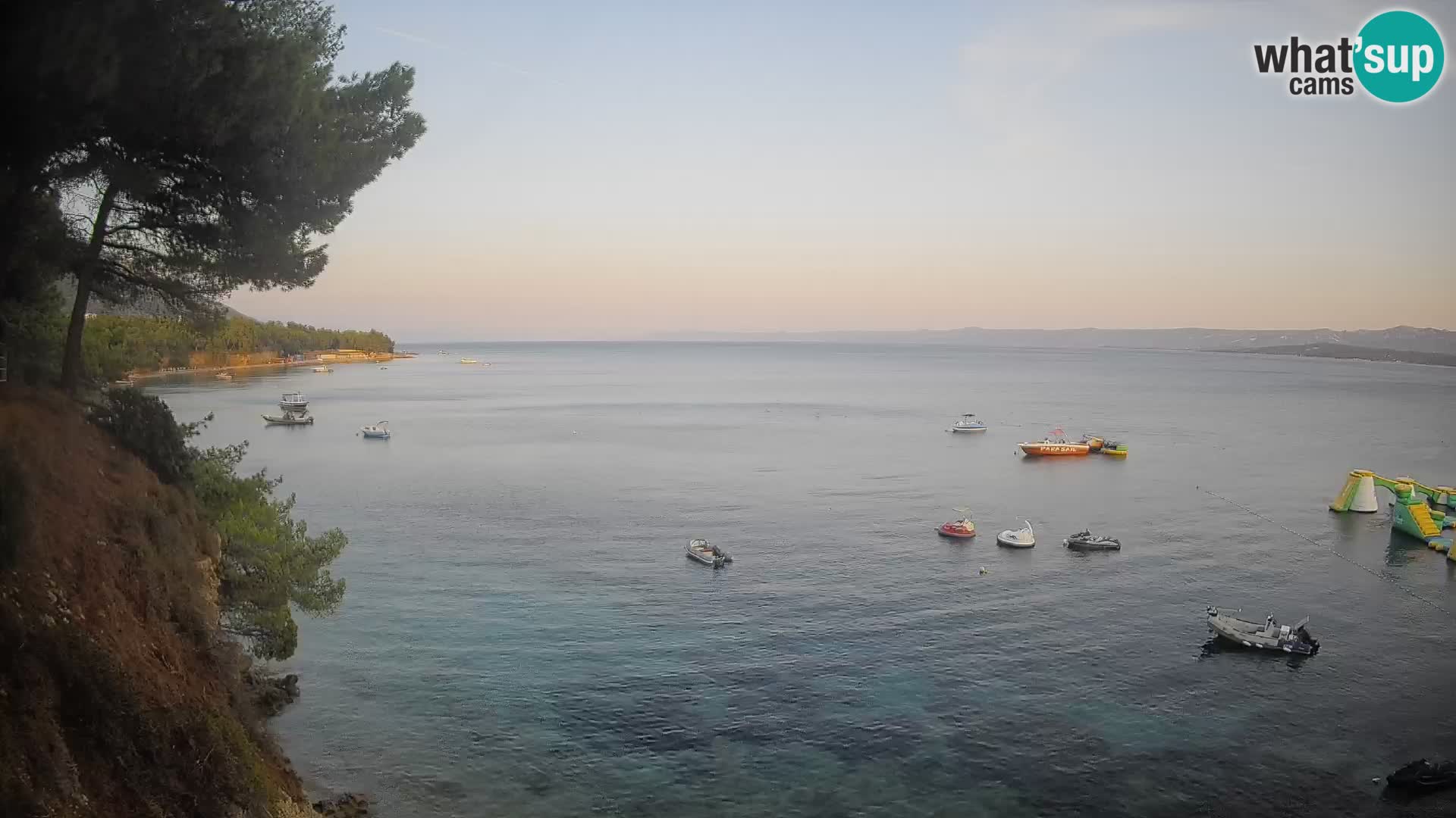 Web kamera Potočine Bol – Pogled uživo na plažu Borak, otok Brač