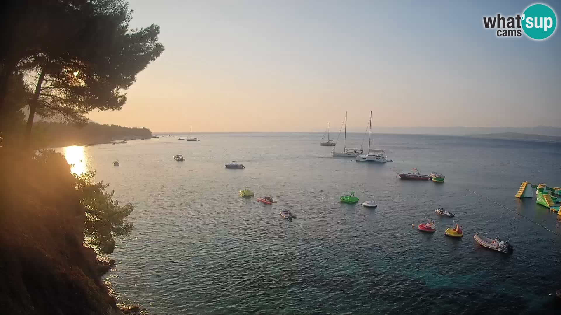 Webcam Playa Potočine Bol – Vista en vivo de Borak Beach, Isla de Brač