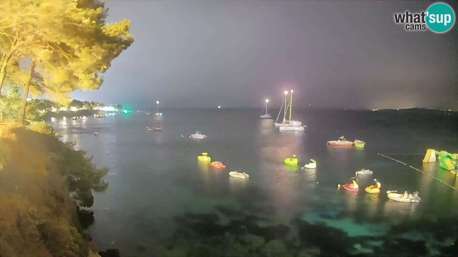 Webcam Strand Potočine Bol – Liveblick auf Borak Beach, Insel Brač