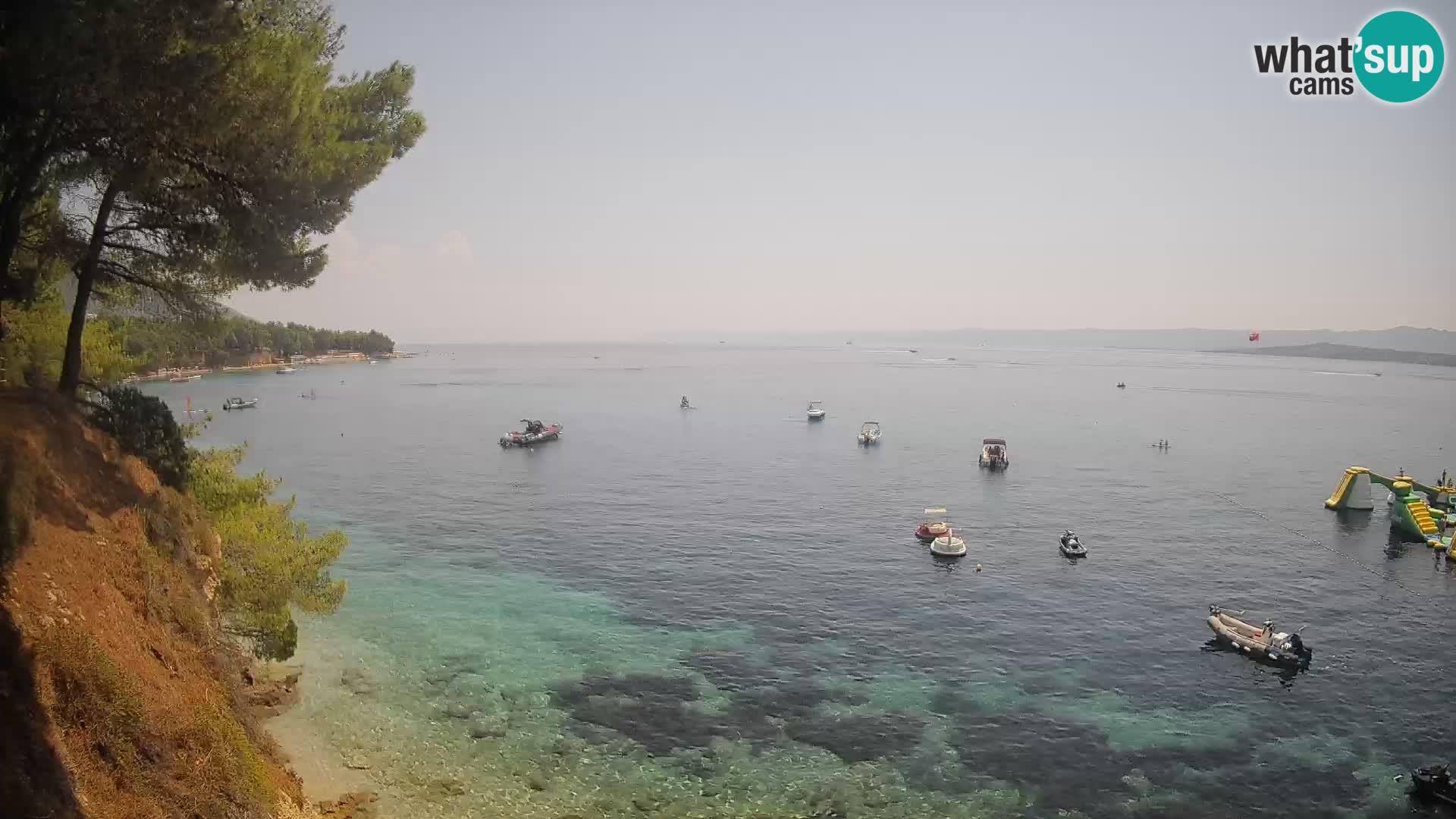 Webcam Playa Potočine Bol – Vista en vivo de Borak Beach, Isla de Brač