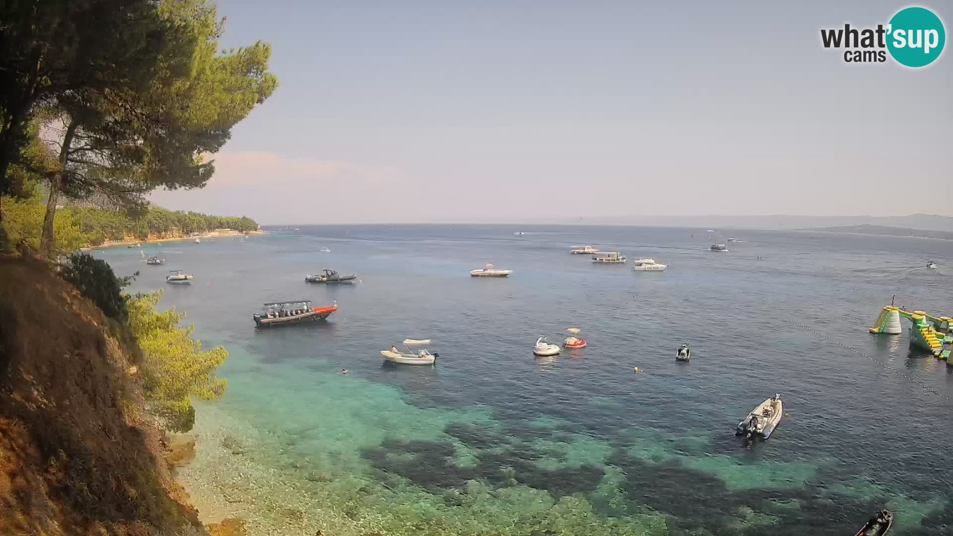 Webcam Playa Potočine Bol – Vista en vivo de Borak Beach, Isla de Brač
