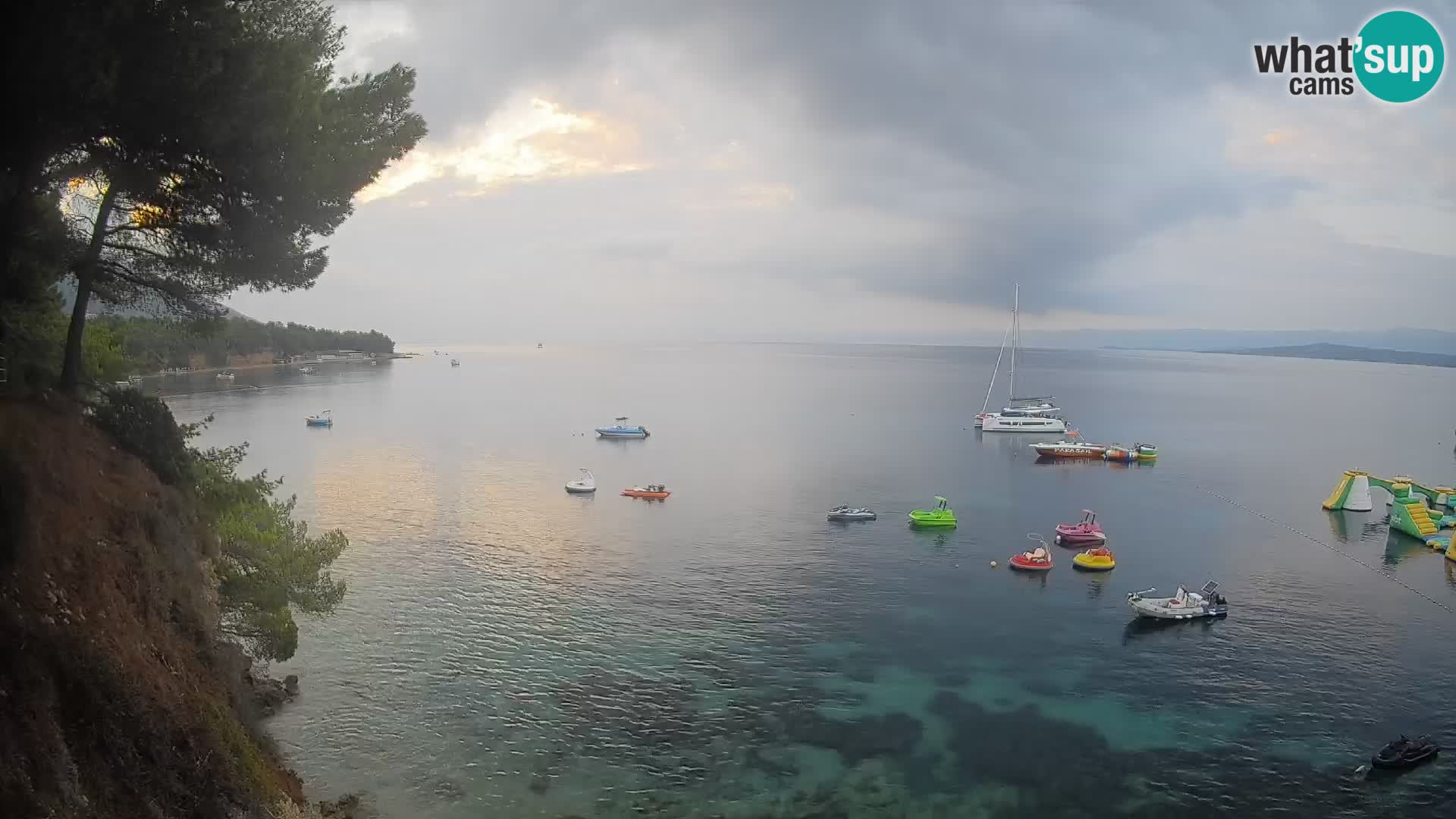 Webcam Potočine Beach Bol – Live View of Borak Beach, Brač Island