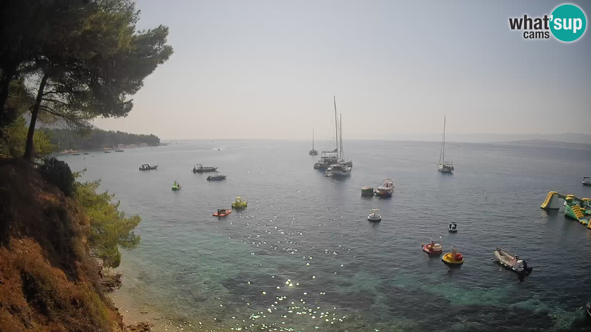 Webcam Potočine Beach Bol – Live View of Borak Beach, Brač Island