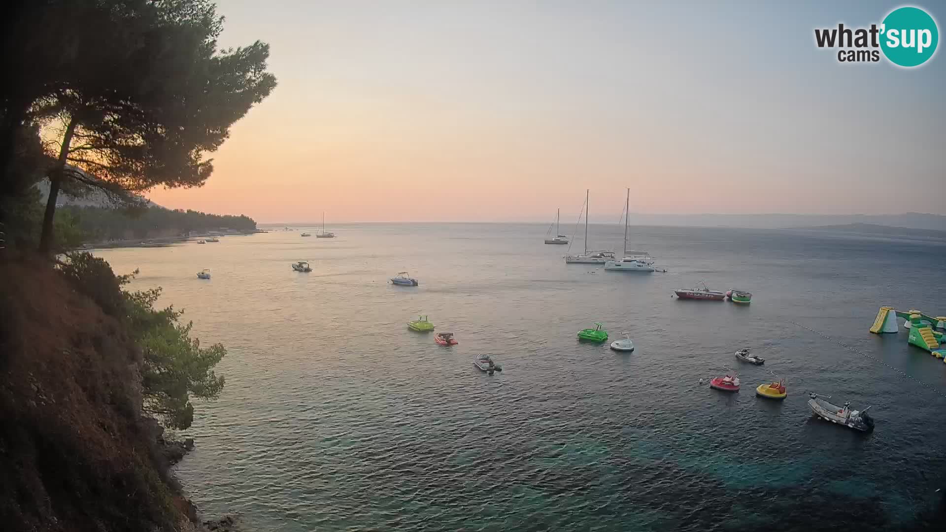 Webcam Potočine Beach Bol – Live View of Borak Beach, Brač Island