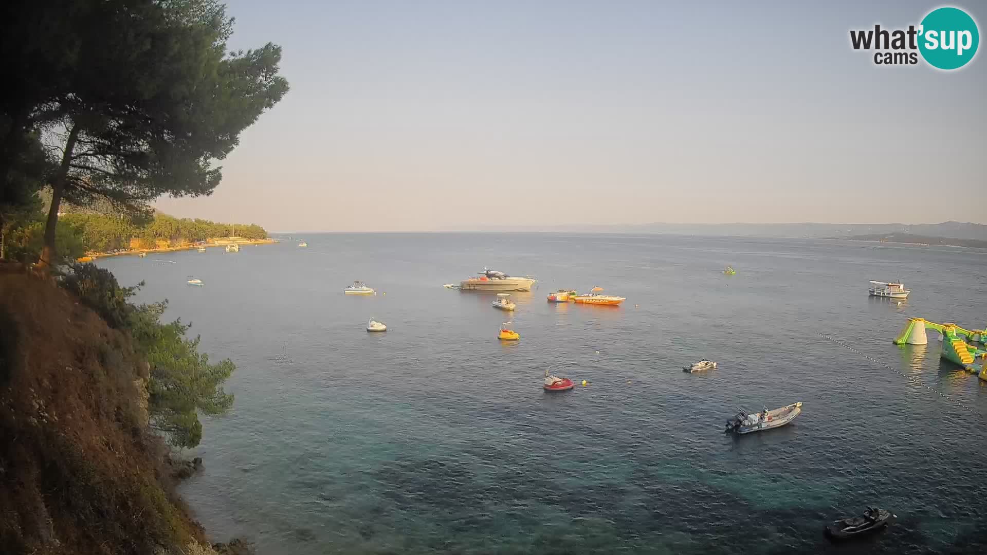 Webcam Strand Potočine Bol – Liveblick auf Borak Beach, Insel Brač