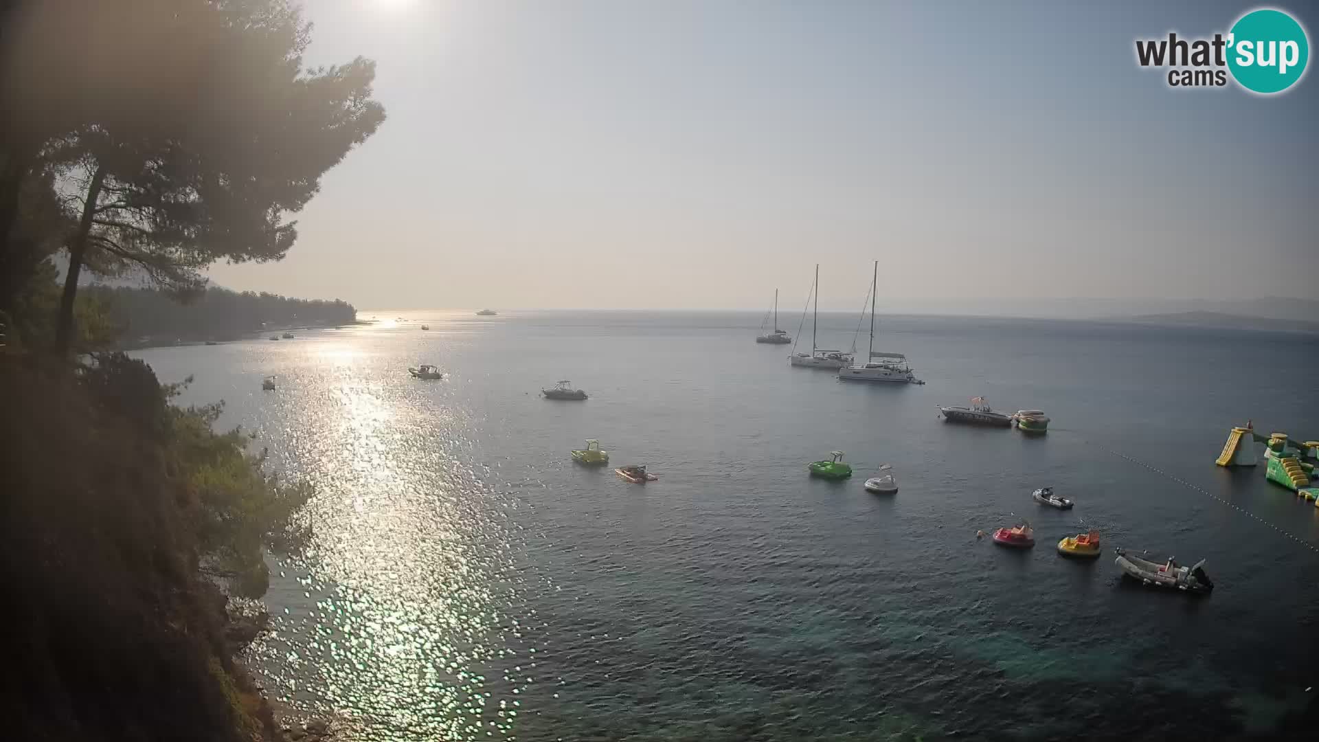 Webcam Potočine Beach Bol – Live View of Borak Beach, Brač Island